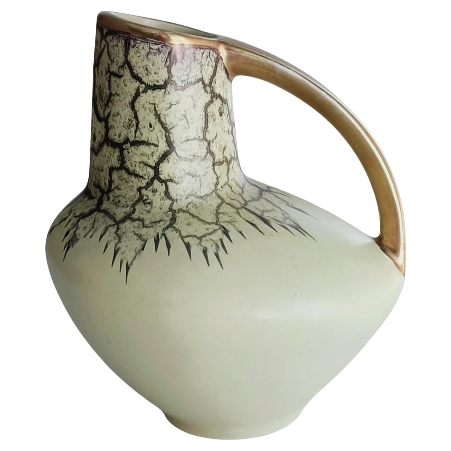 Mid Century Modern West Germany Art Pottery Set of Signed Ceramic Vases 9