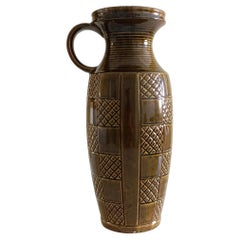 West German Large Handled Vase by Scheurich Keramik, 1950s