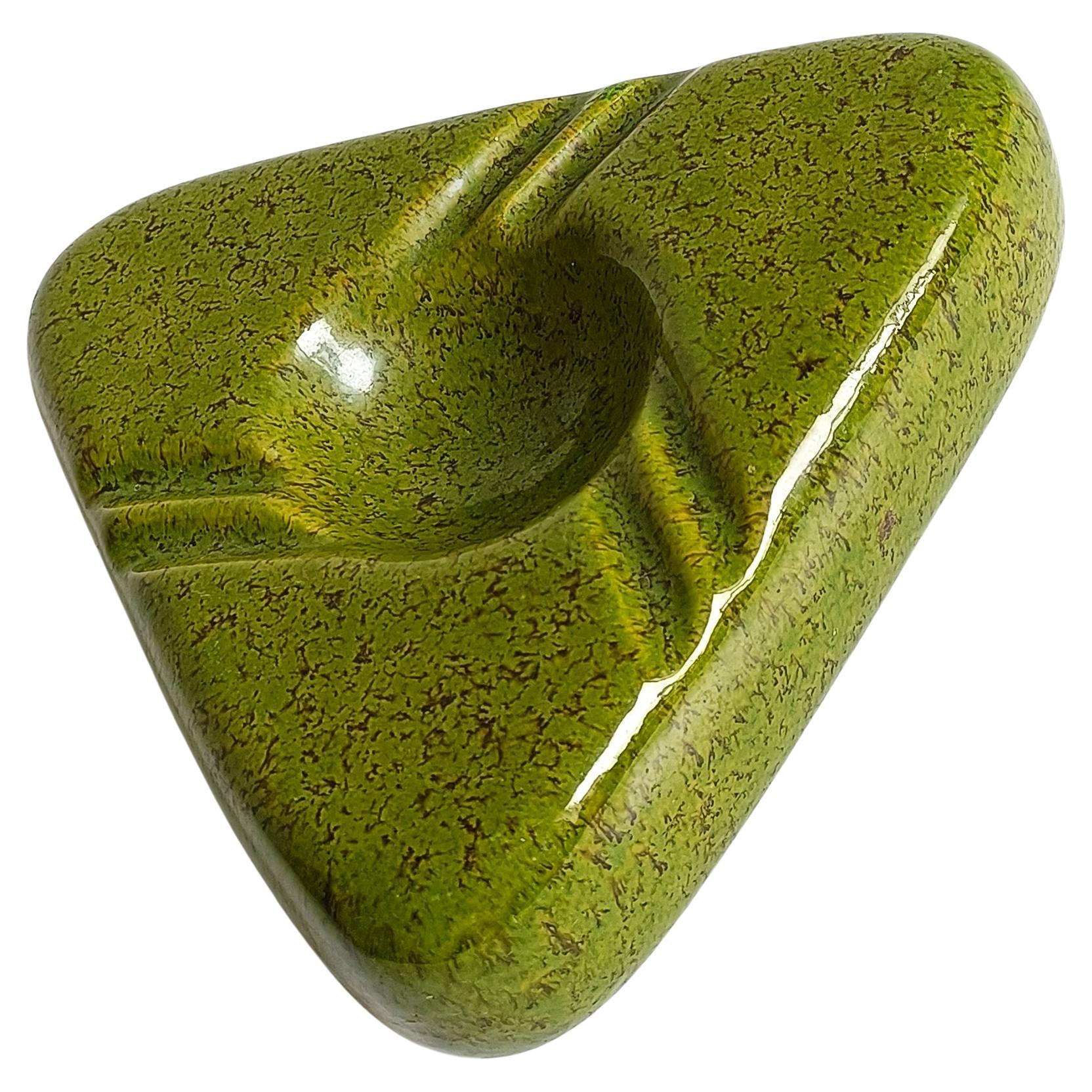 Smaltato Posacenere in ceramica Vide-Poche di Roberto Rigon, Italia 1960