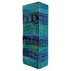 Aldo Londi for Bitossi “Rimini Blu” Etruscan Revival Ceramic Vase, Italy, 1960s