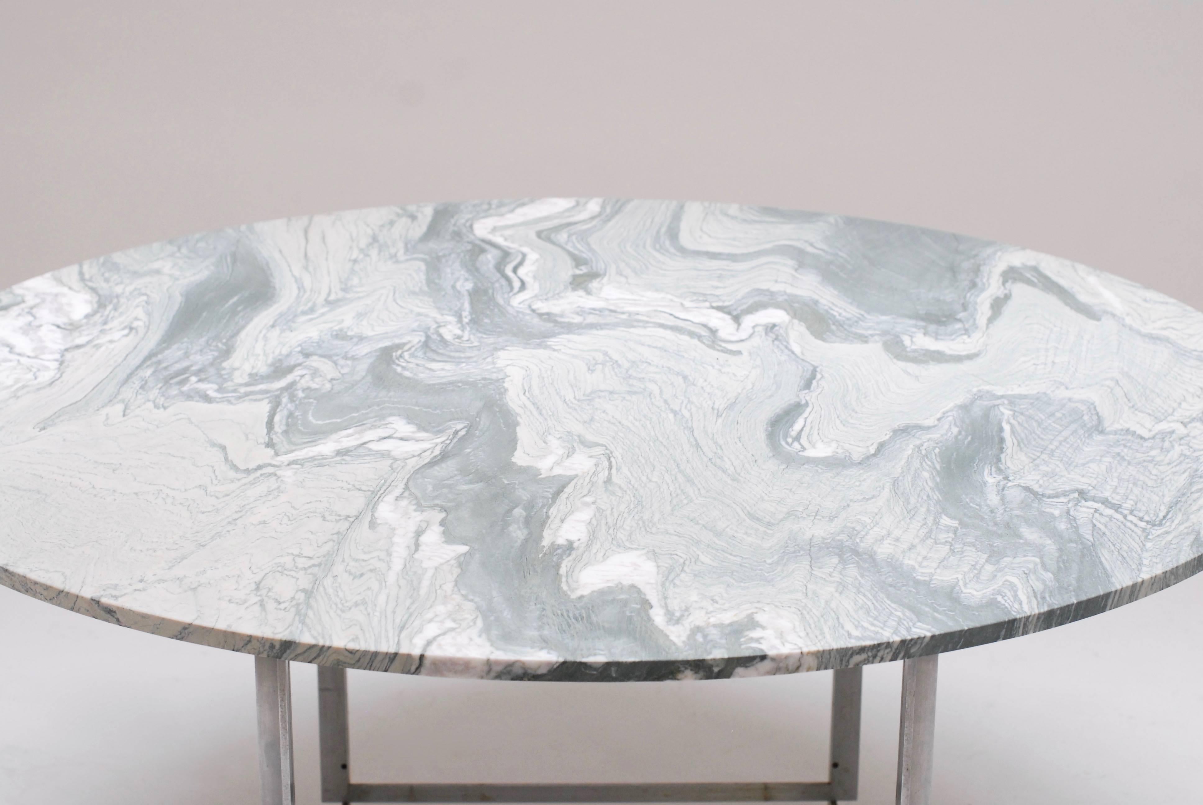 PK 54 Cipollini Marble Dining Table for E Kold Christensen, 1964 In Excellent Condition In Antwerp, BE