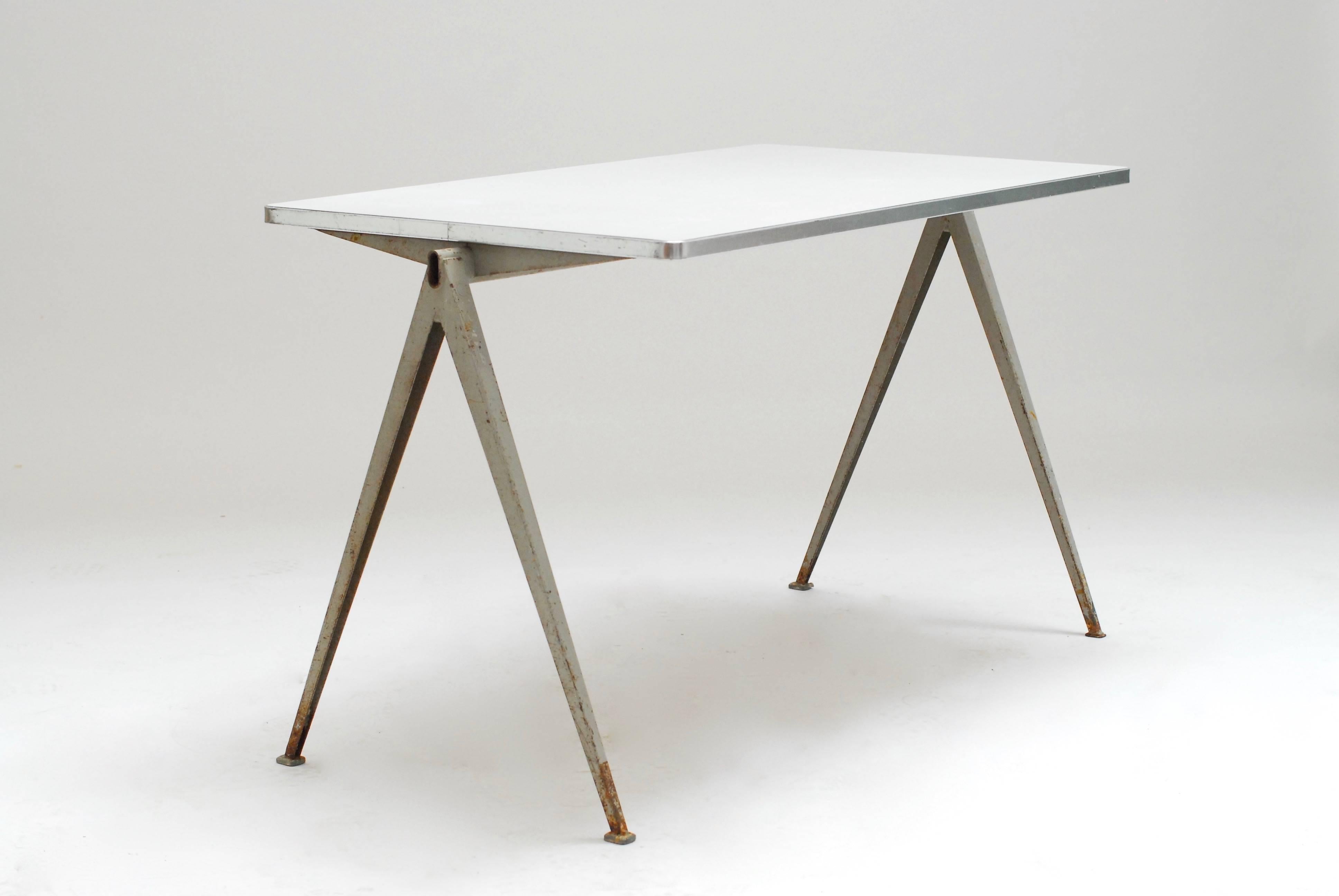 Industrial 1960 Pyramid Table by Wim Rietveld for Ahrend de Cirkel For Sale