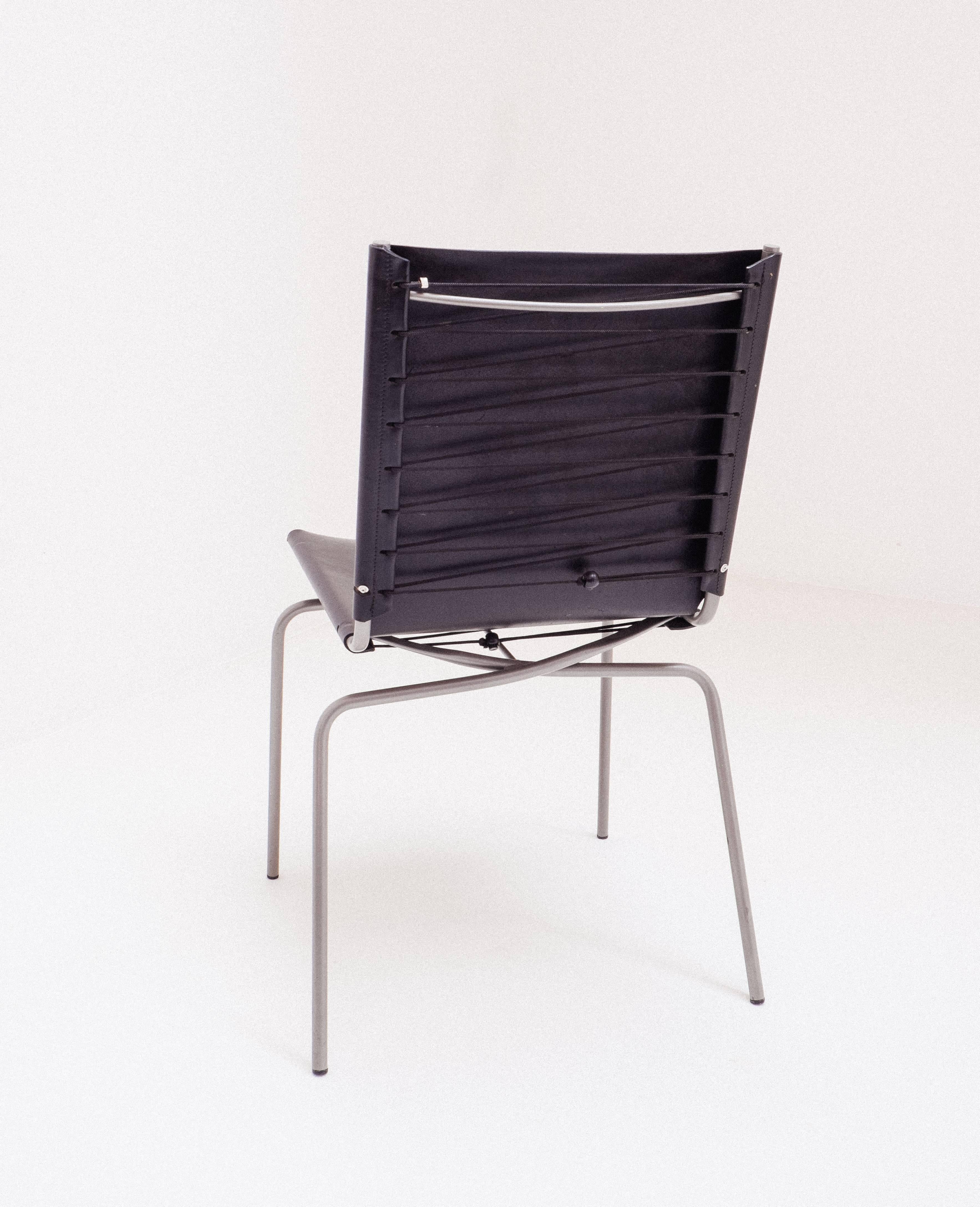 1998 Fabiaan Van Severen Crossed Legs Chairs For Sale 2