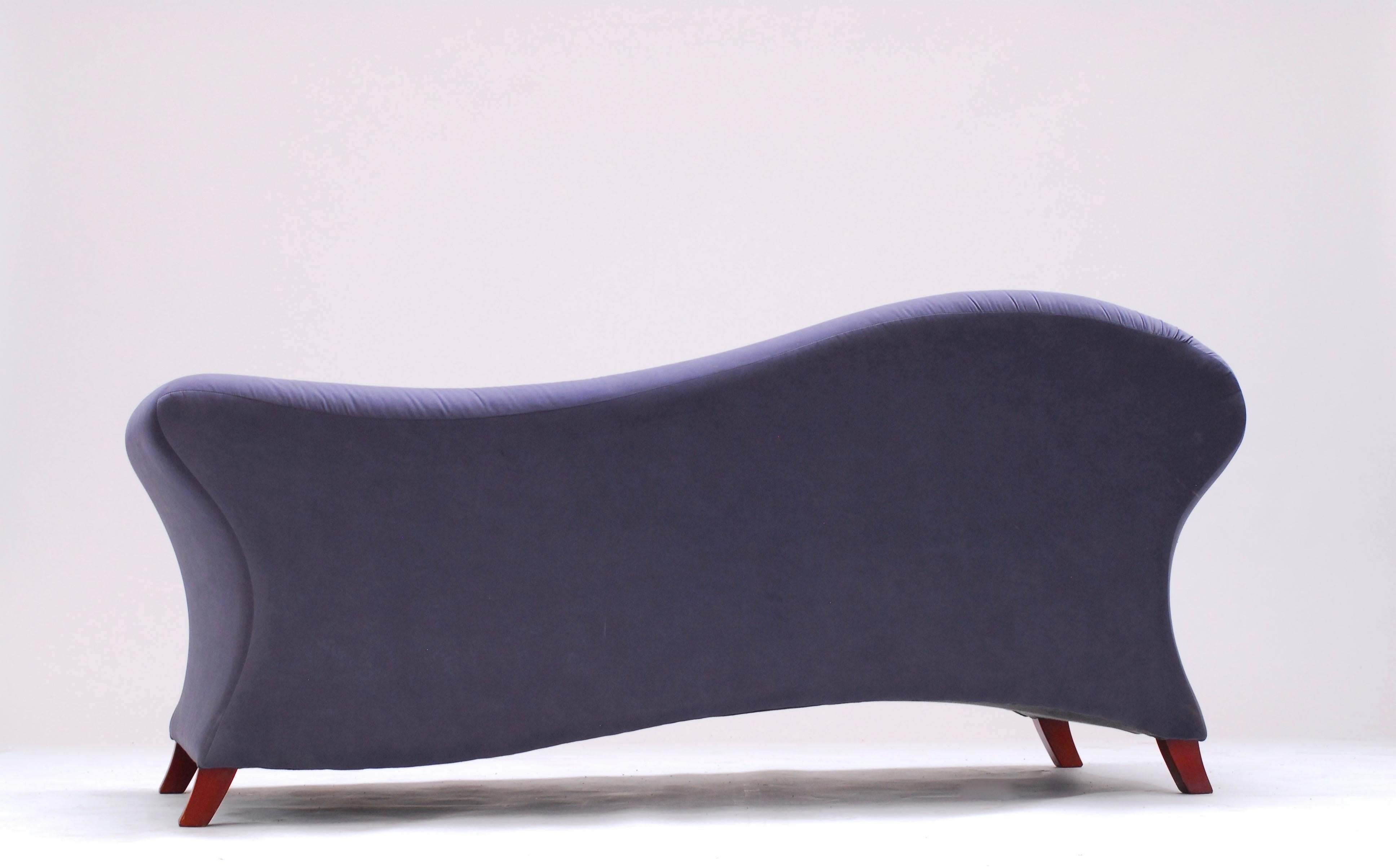 Late 20th Century Postmodern 1980s Design Sofa For Sale