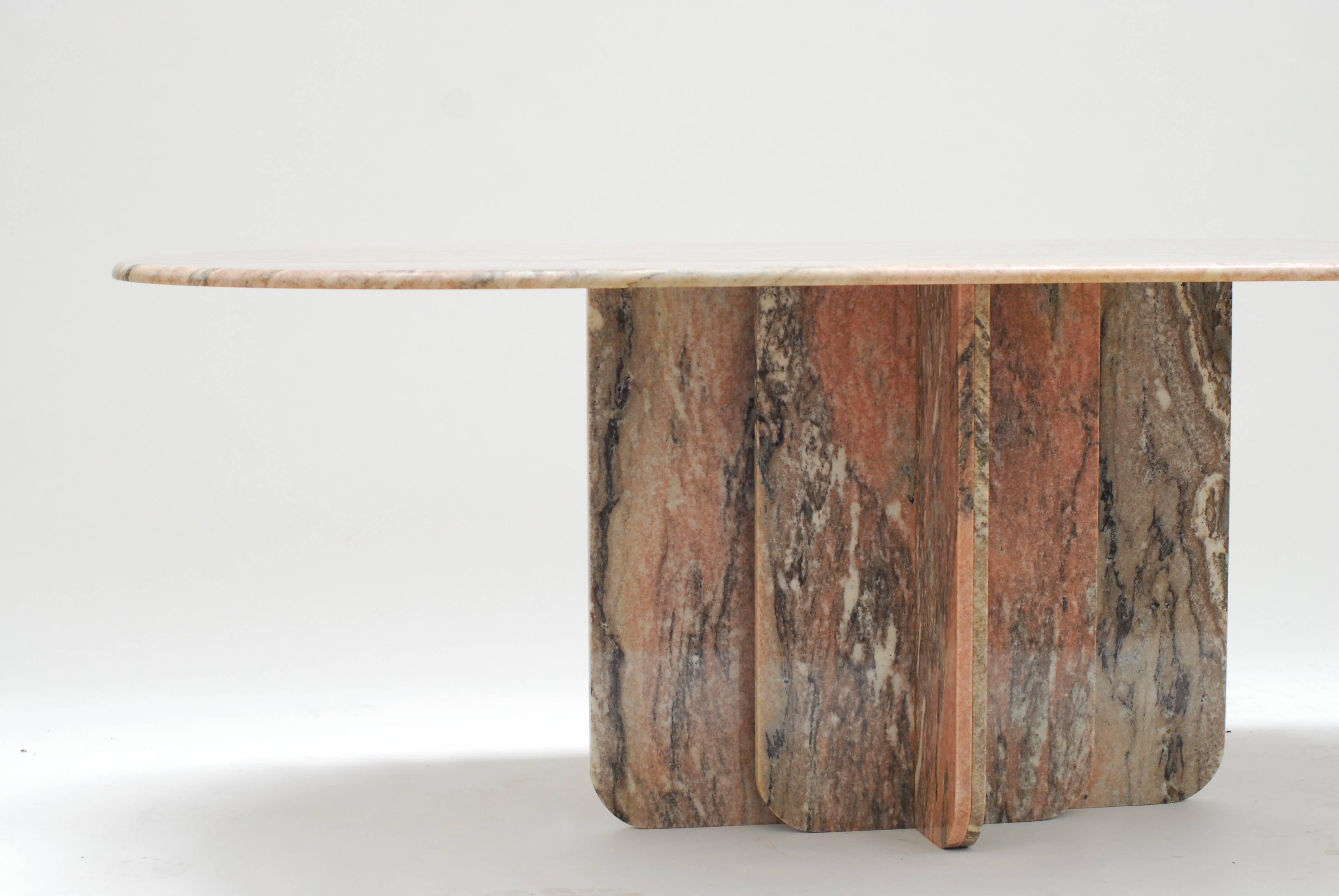 1979 Brazilian Marble Dining table by Georges Matthias 3