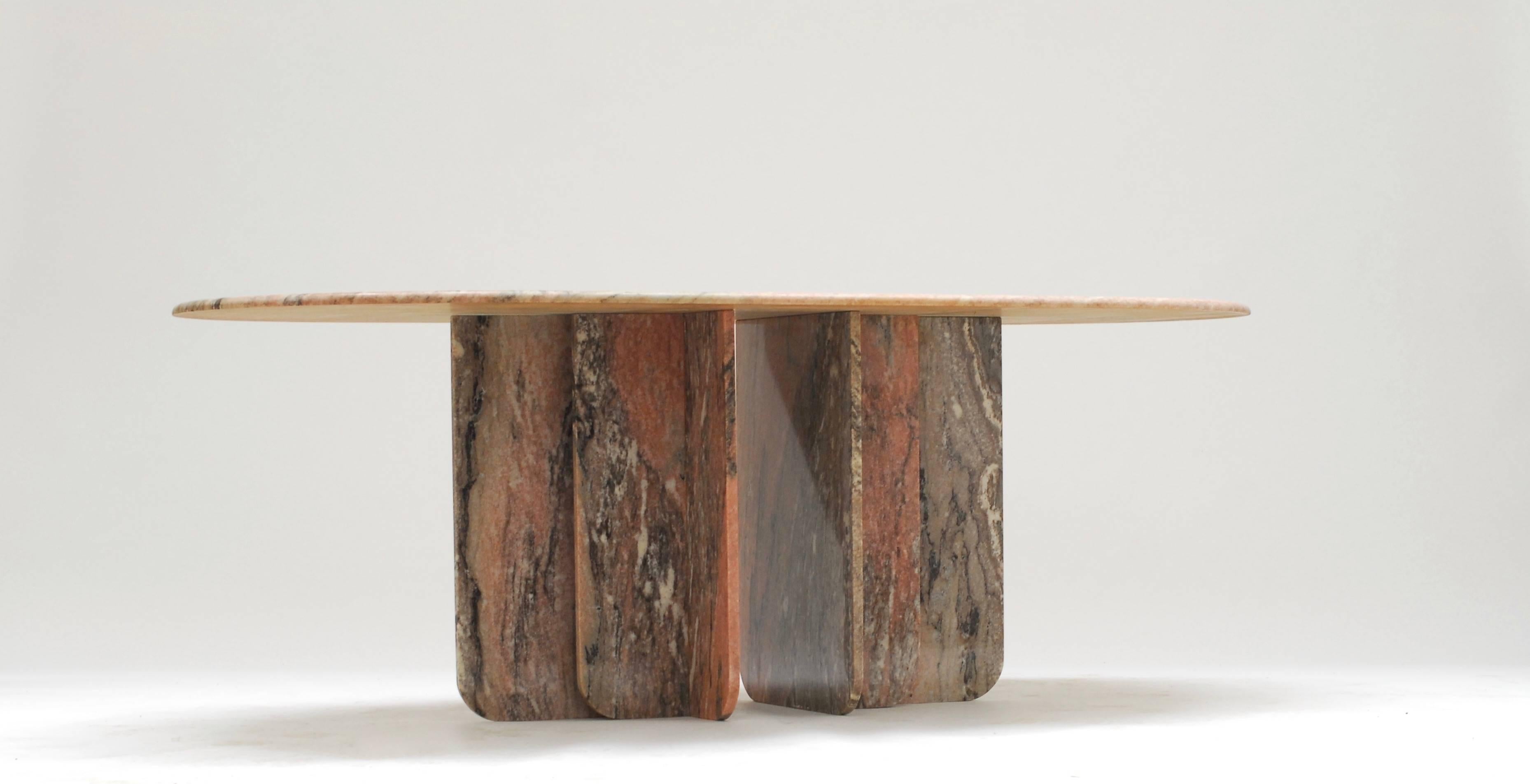1979 Brazilian Marble Dining table by Georges Matthias 2