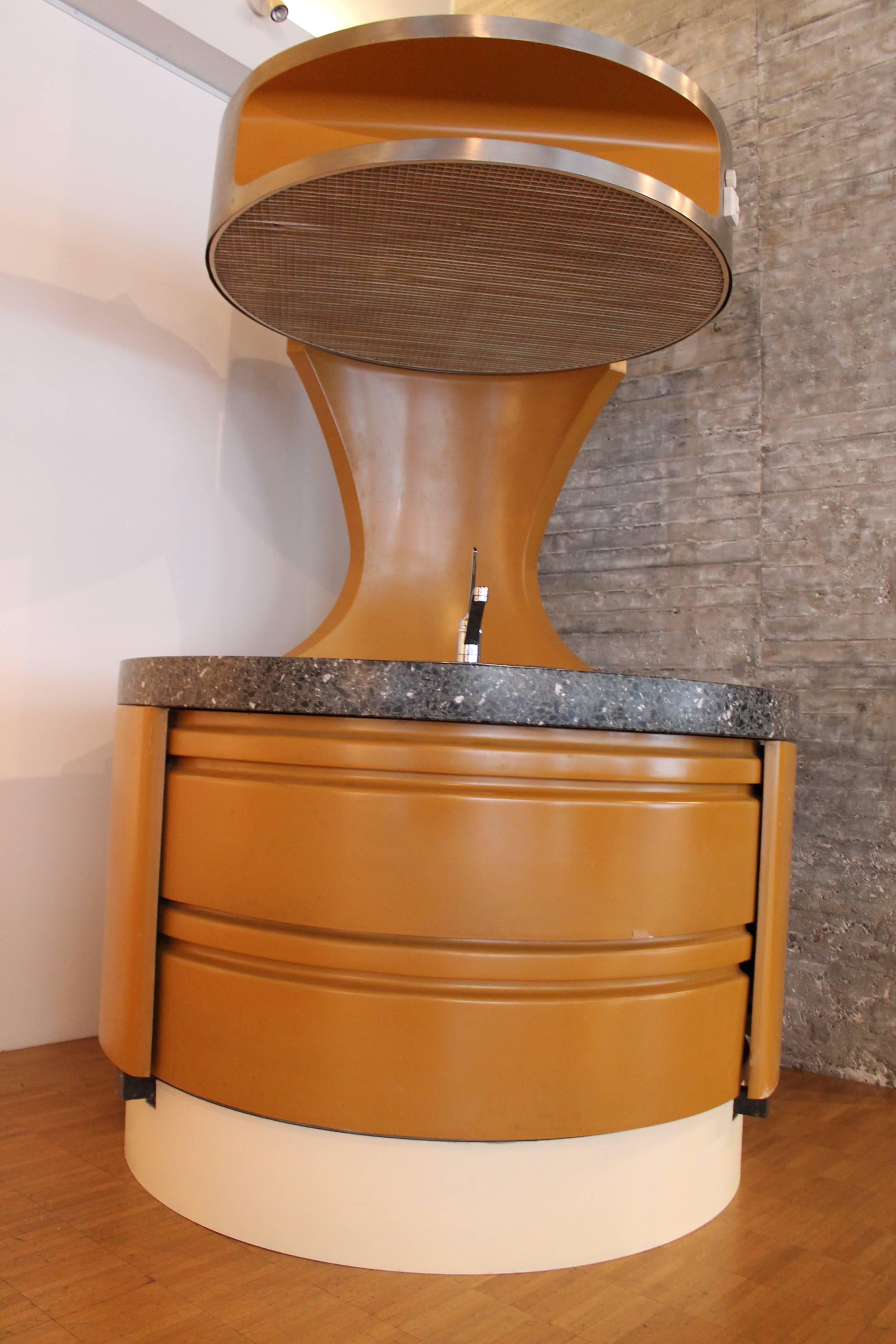 Fantastic Rotating Pop Art Kitchen by Alno, Germany, 1960s For Sale 3