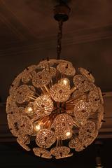 Belgium Snowflake Sputnik Chandelier, 1960s