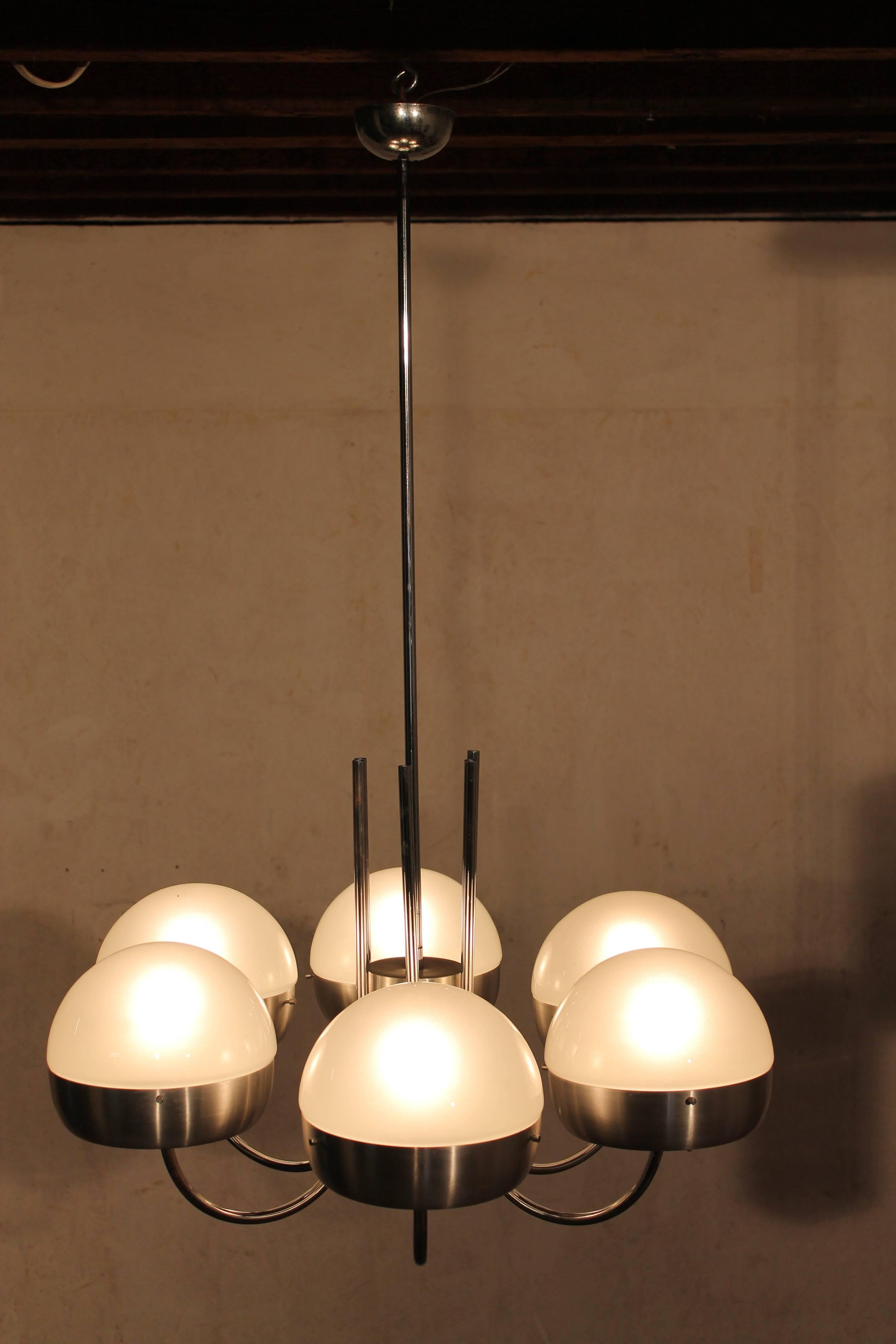 Italian Chandelier by Sergio Mazza, Artemide, Italy, 1963 For Sale