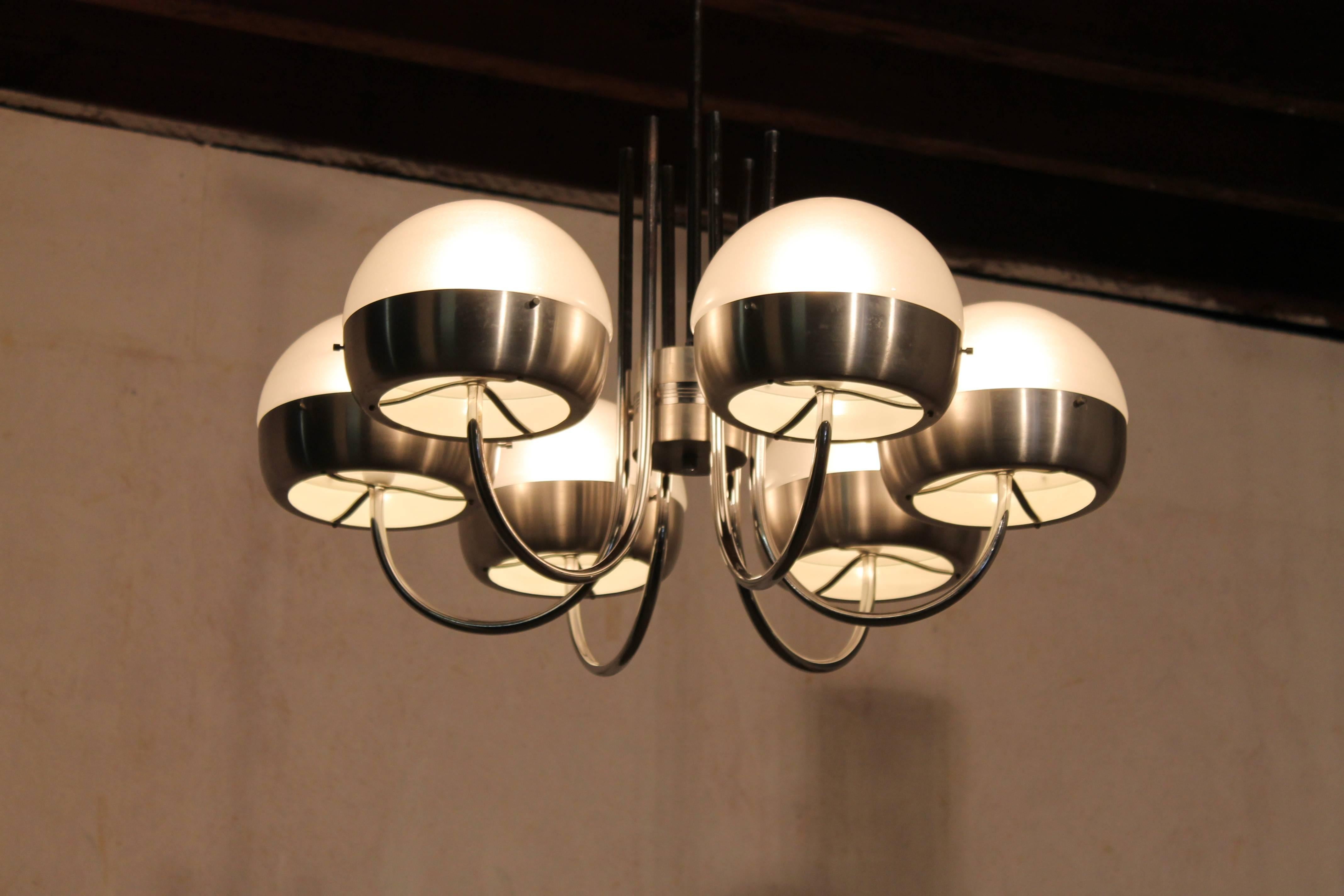 Mid-20th Century Chandelier by Sergio Mazza, Artemide, Italy, 1963 For Sale