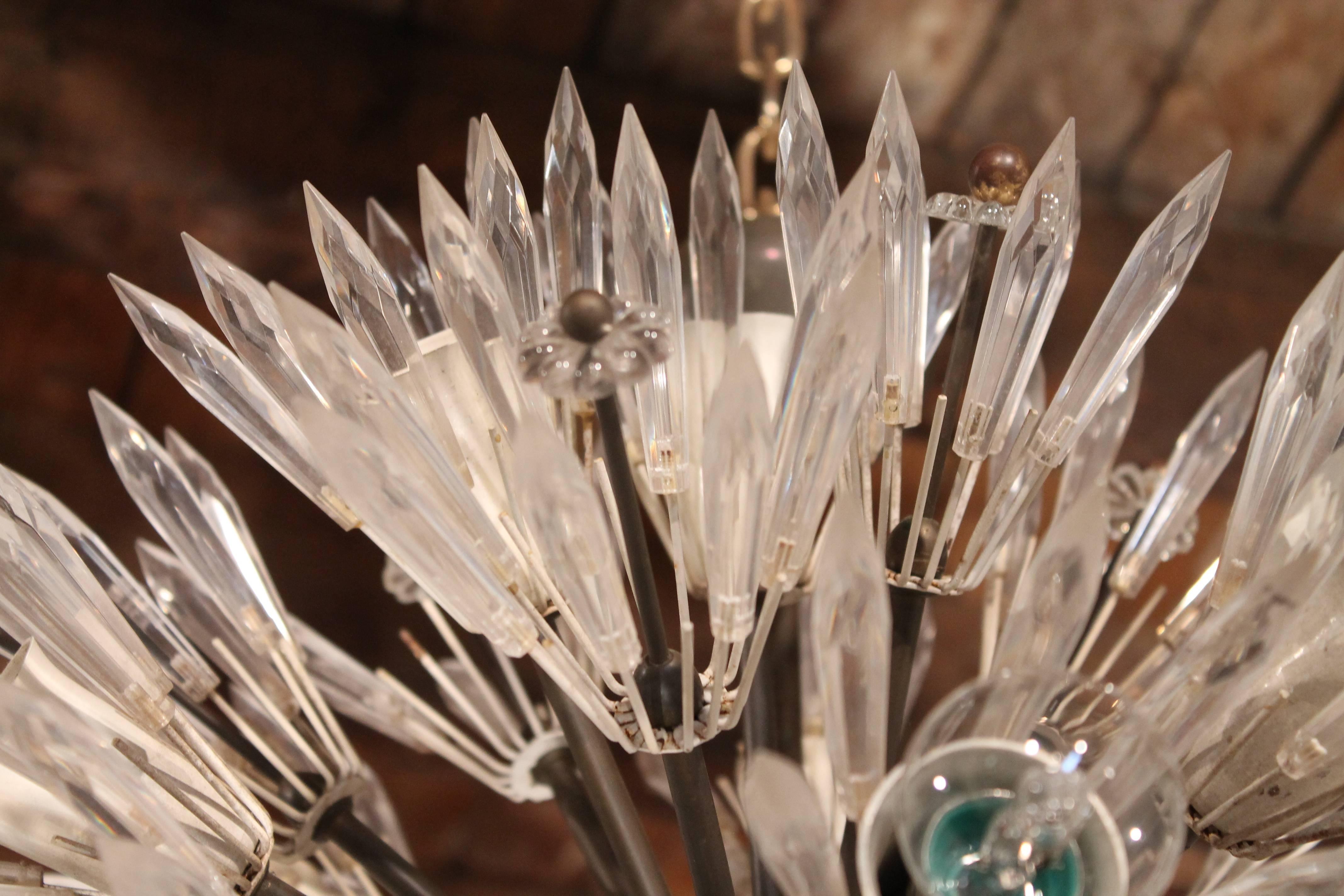 Emil Stejnar Snowflake Sputnik Chandelier 1