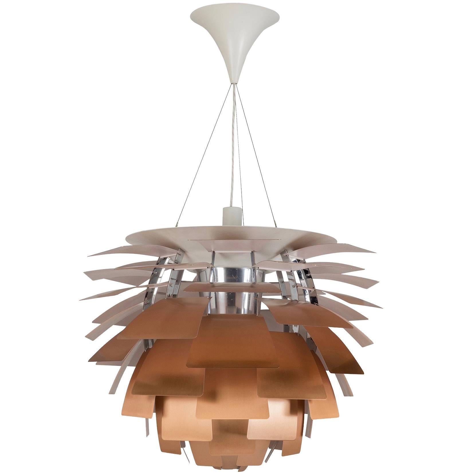 Copper PH Artichoke Lamp by Poul Henningsen, Louis Poulsen, Denmark 4