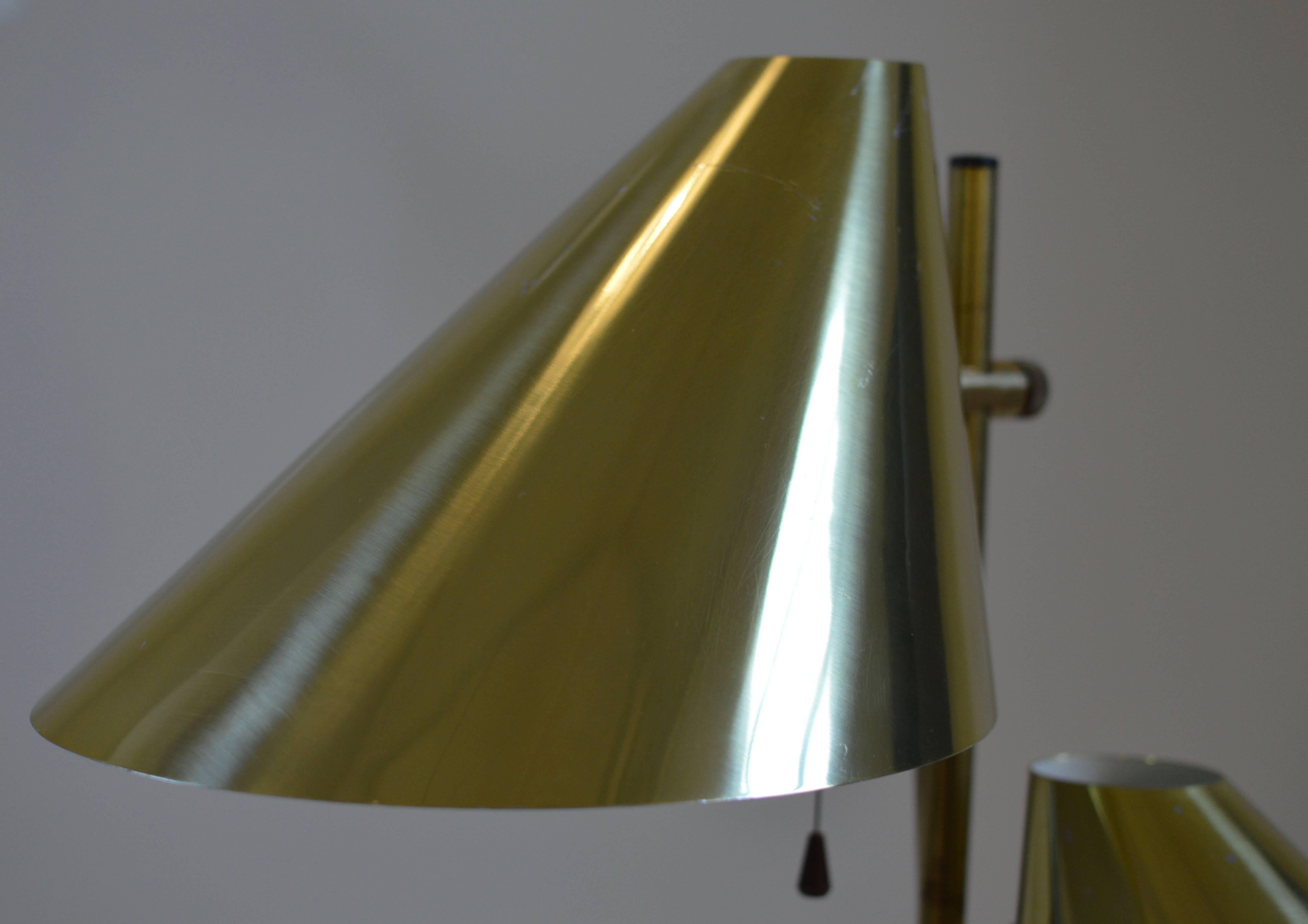 Hans-Agne Jakobsson Double Shade Floor Lamp In Good Condition In Utrecht, NL