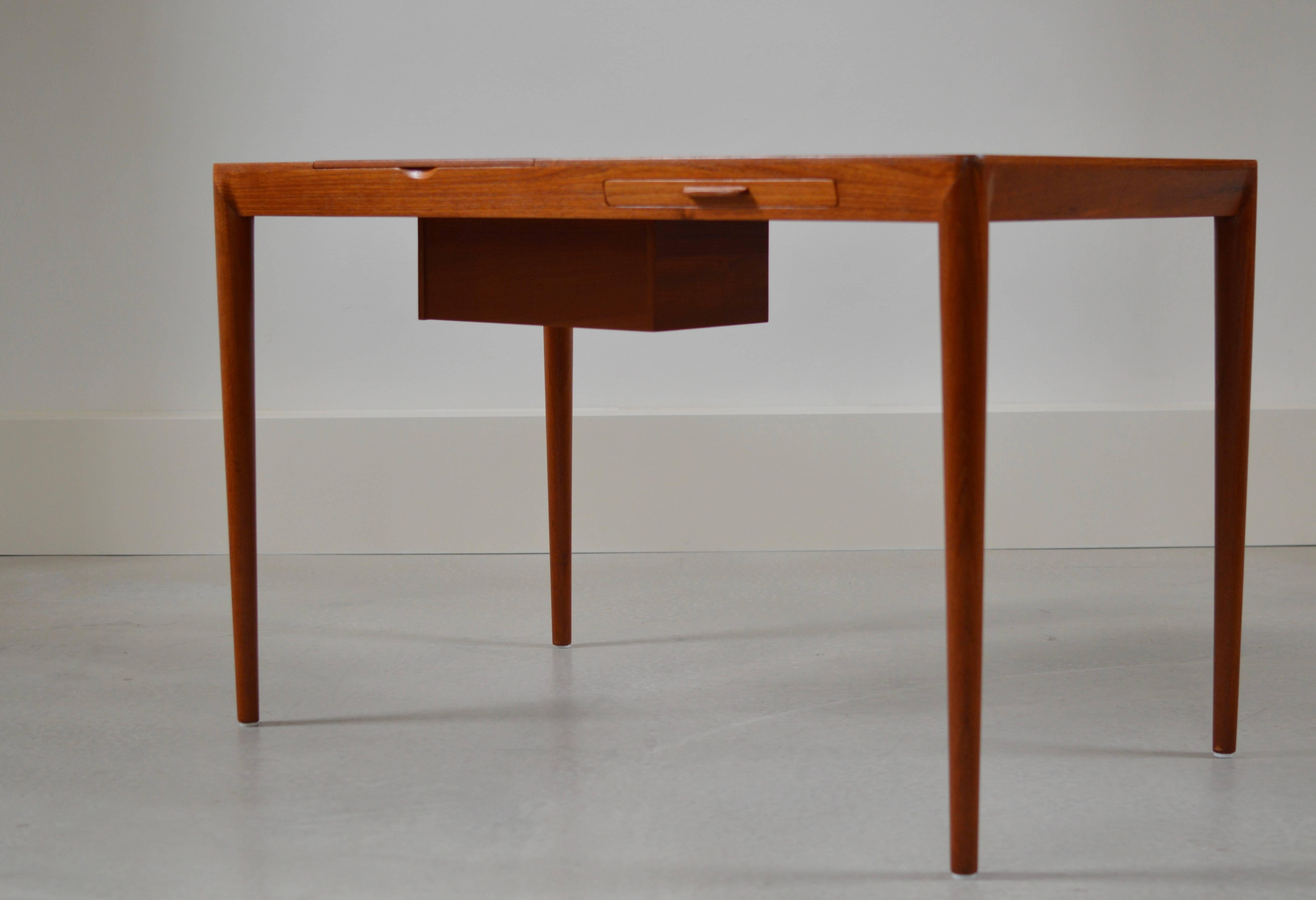 Scandinavian Modern Refined Vanity Desk by Severin Hansen for Haslev