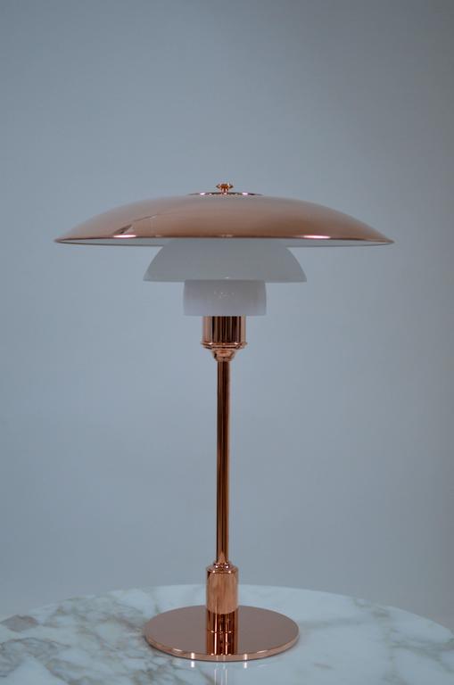 Limited Edition PH 3½-2½ Copper and Glass Table Lamp at 1stDibs