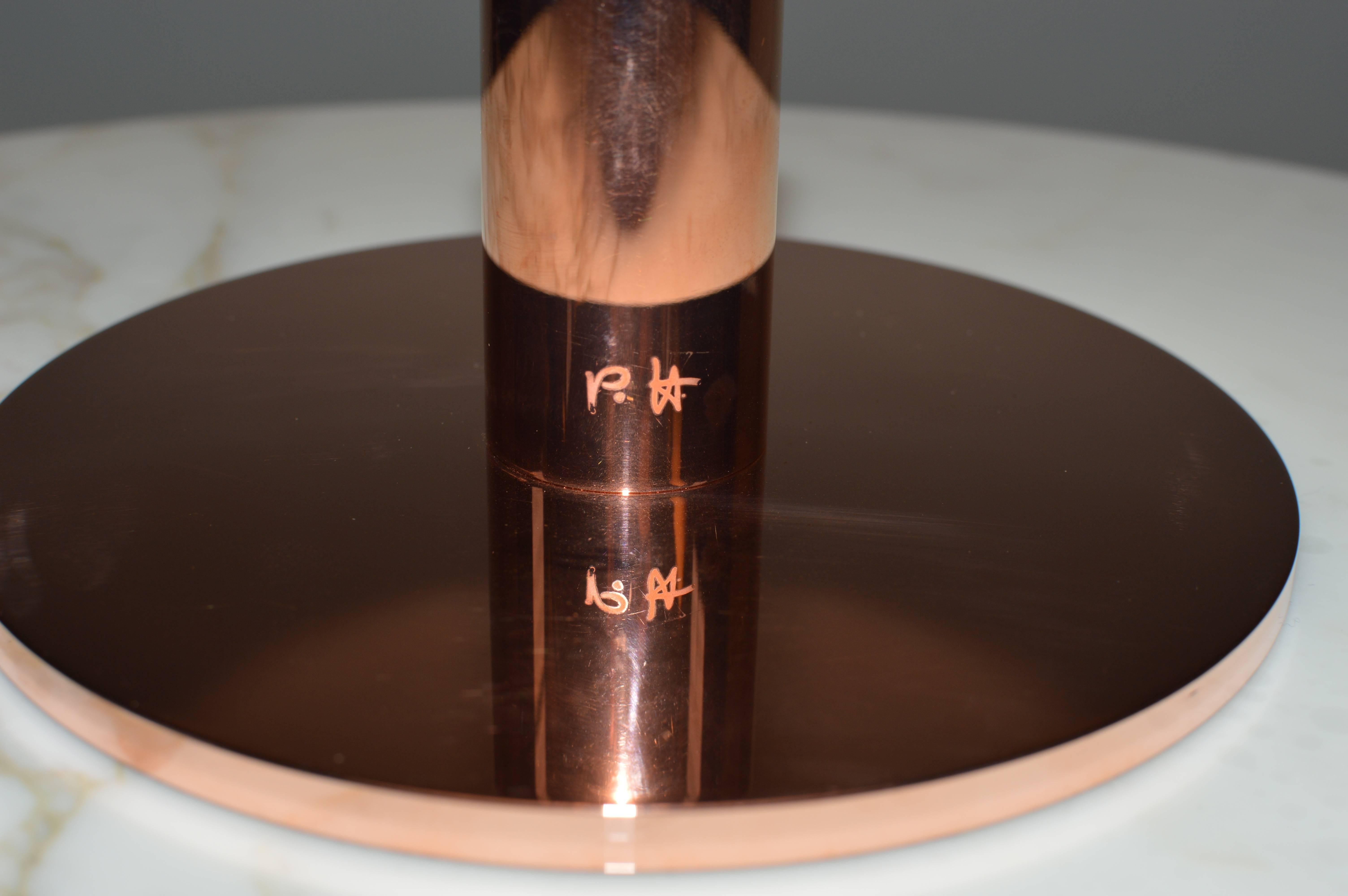 Limited Edition PH 3½-2½ Copper and Glass Table Lamp 1