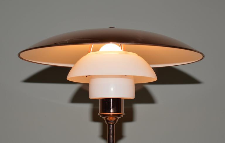 Limited Edition PH 3½-2½ Copper and Glass Table Lamp at 1stDibs