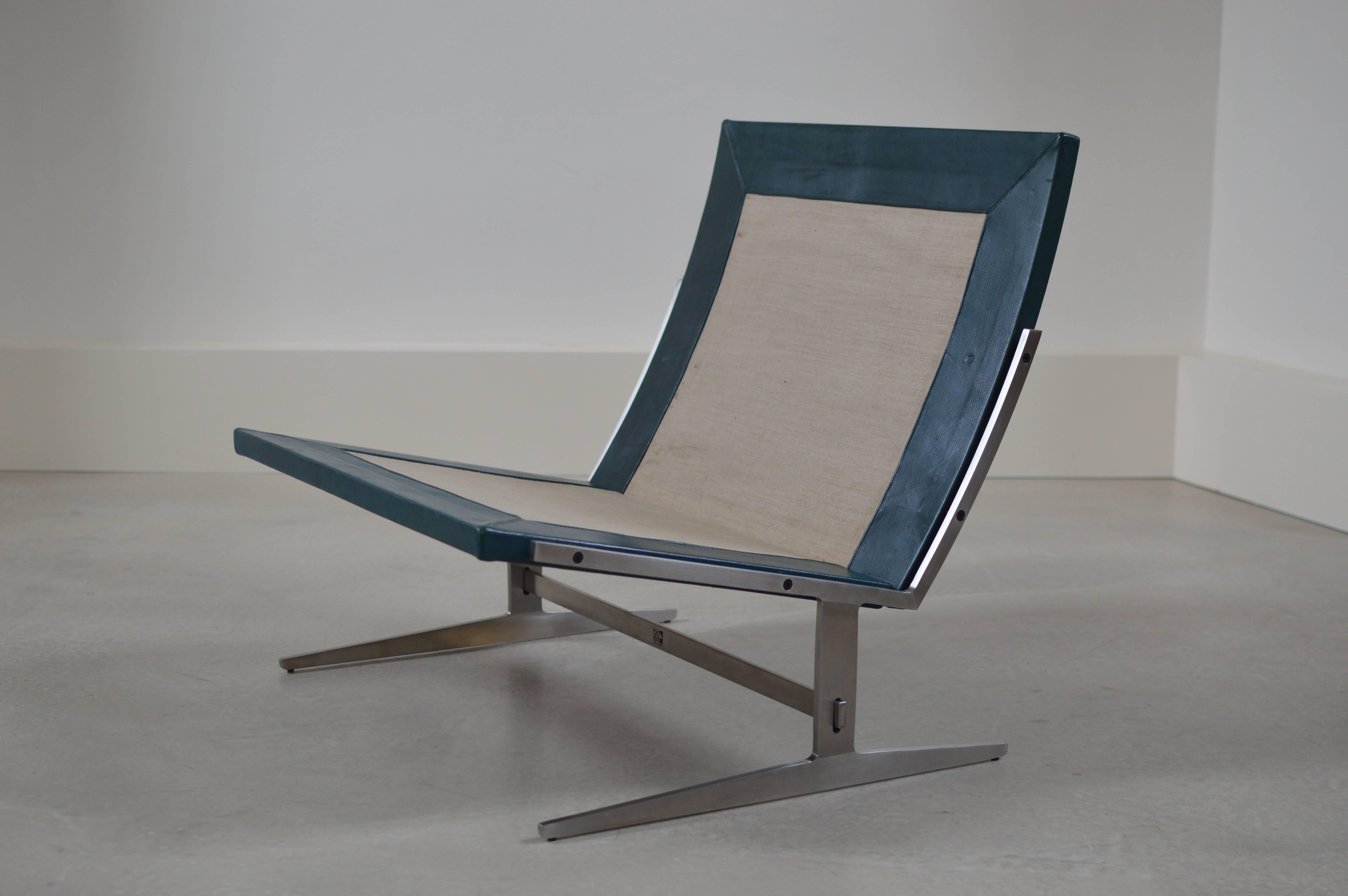 Preben Fabricius & Jorgen Kastholm BO561 Lounge Chair by Bo-Ex Denmark In Good Condition In Utrecht, NL