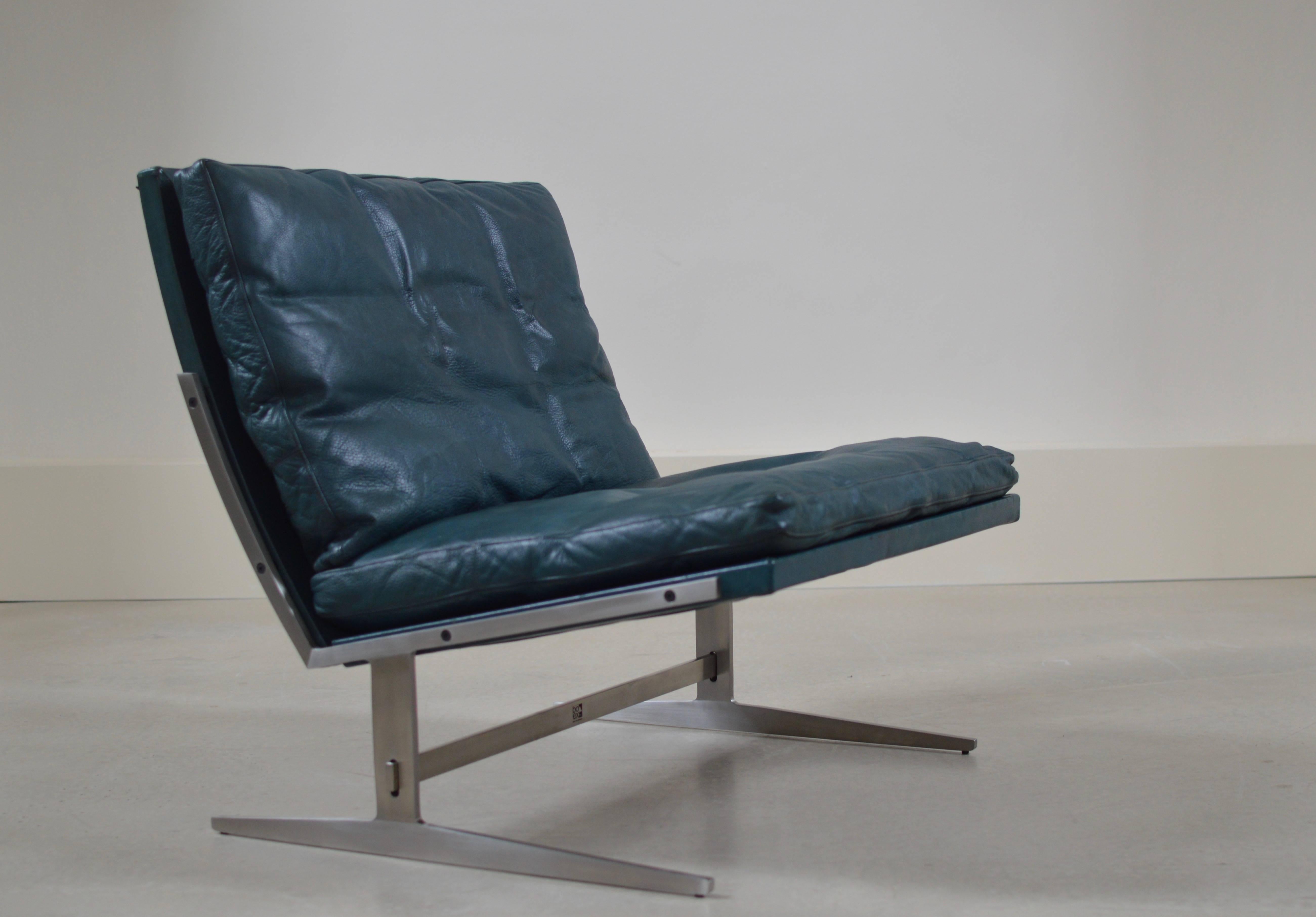 Danish Preben Fabricius & Jorgen Kastholm BO561 Lounge Chair by Bo-Ex Denmark