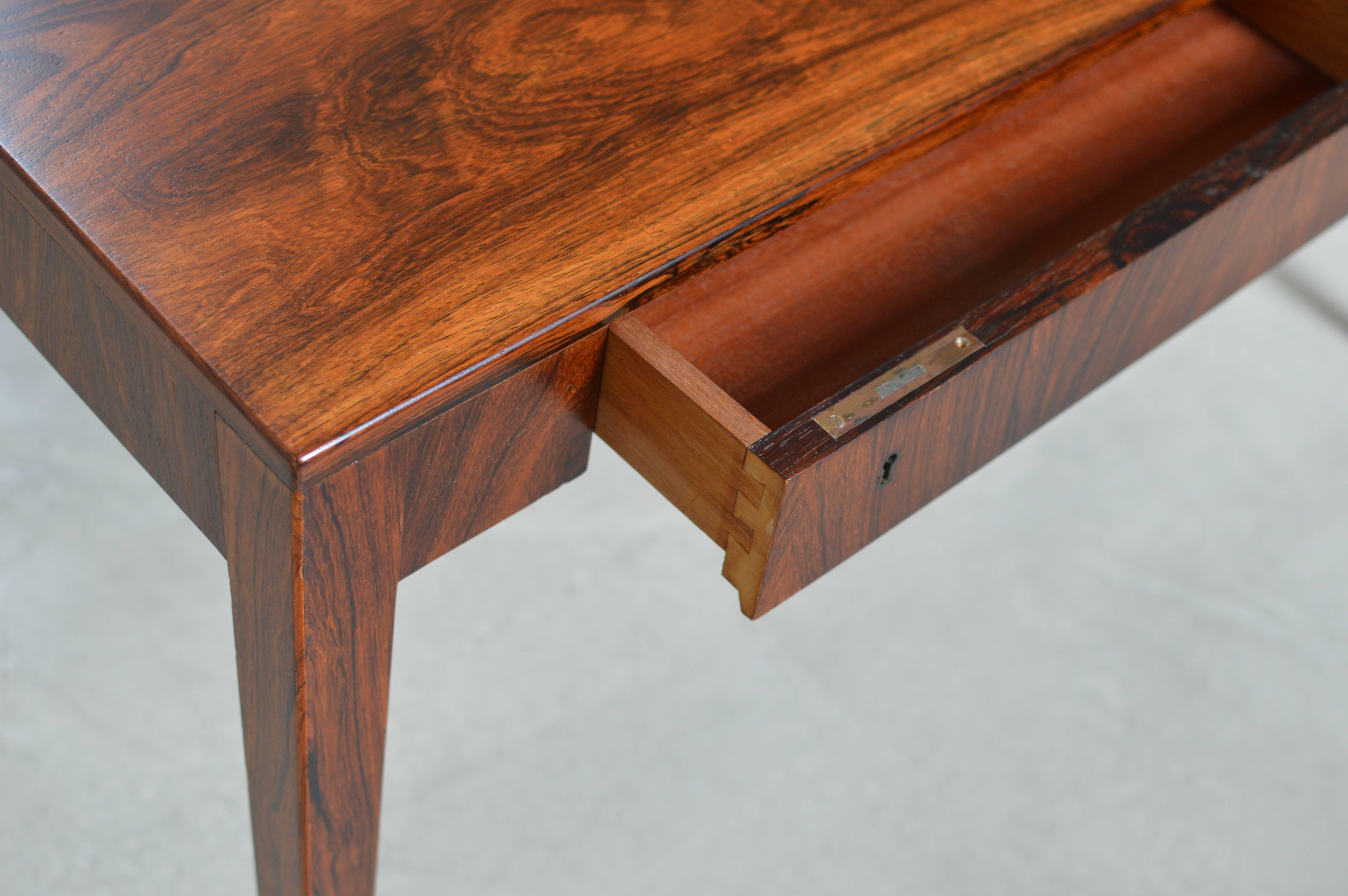 Mid-20th Century Refined Rosewood Danish Lady's Desk by Riis Antonsen