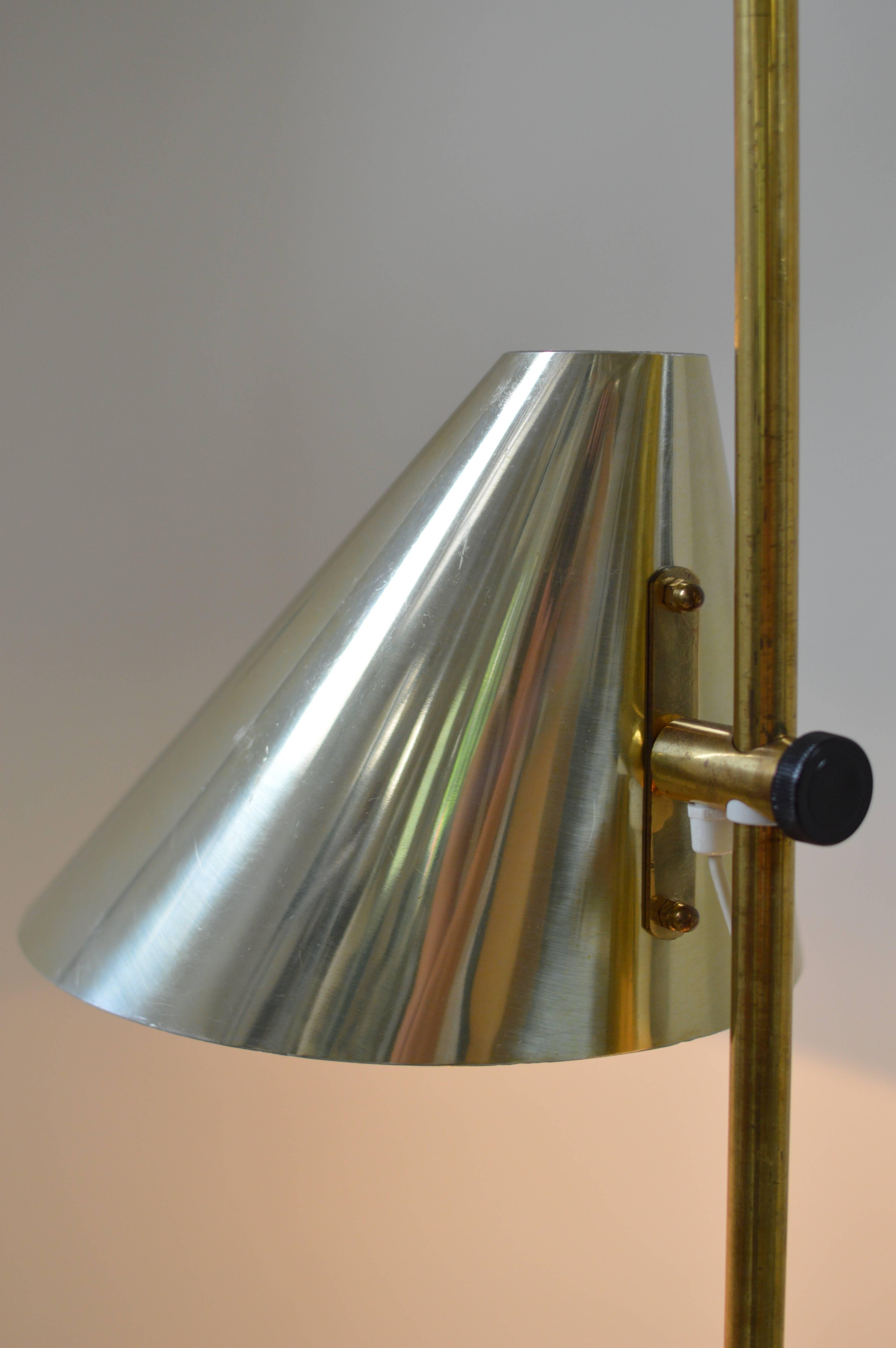 Brass Asymmetrical Hans Agne Jakobsson Floor Lamp 2