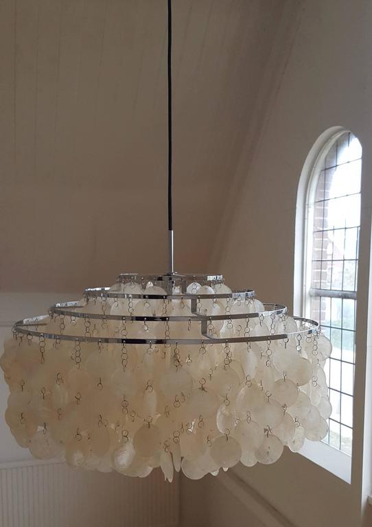 Verner Panton 10dm Mother Of Pearl Pendant