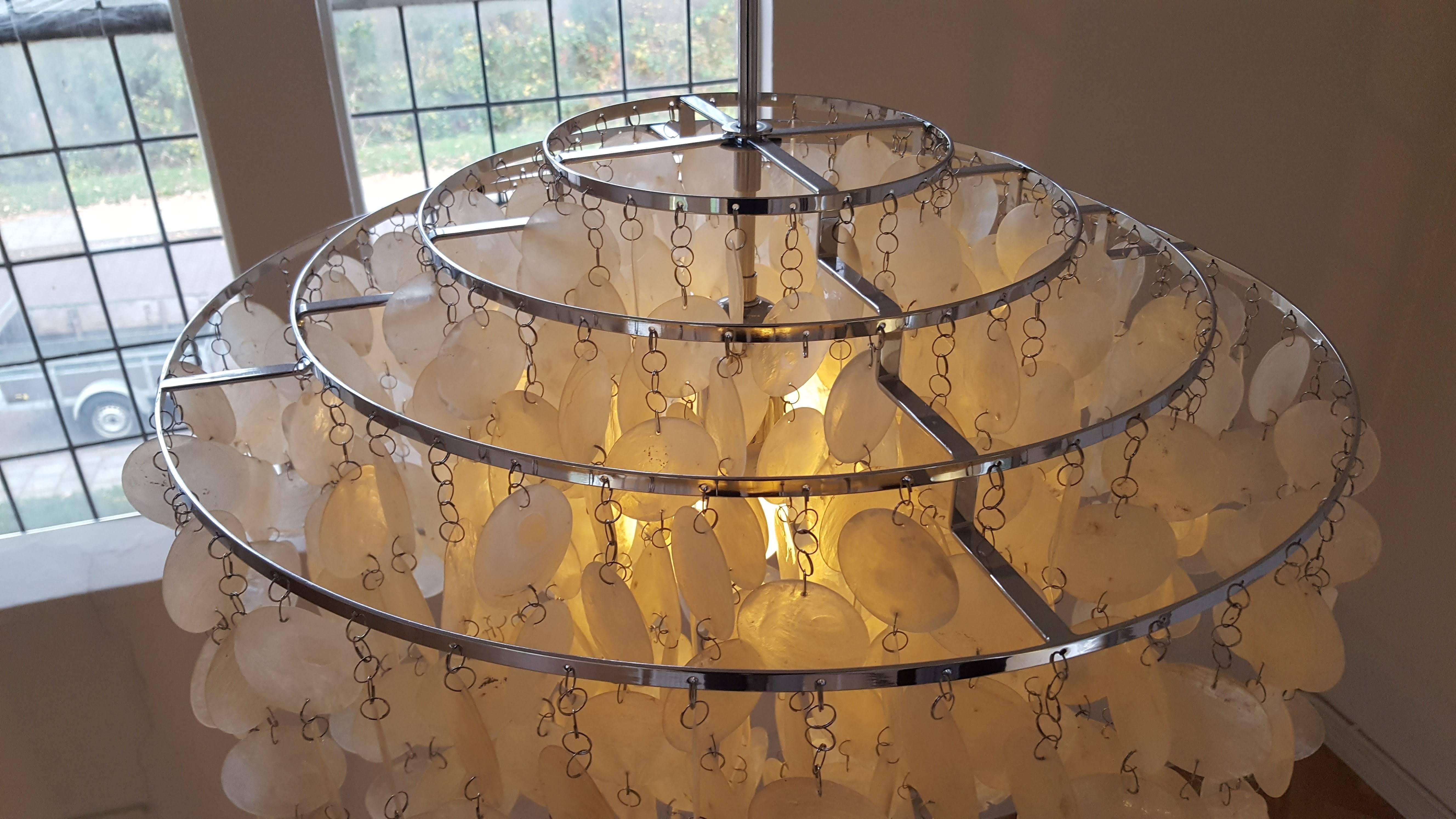 mother of pearl light fixture