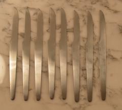 Arne Jacobsen 1958 Flatware, First Production by Anton Michelsen