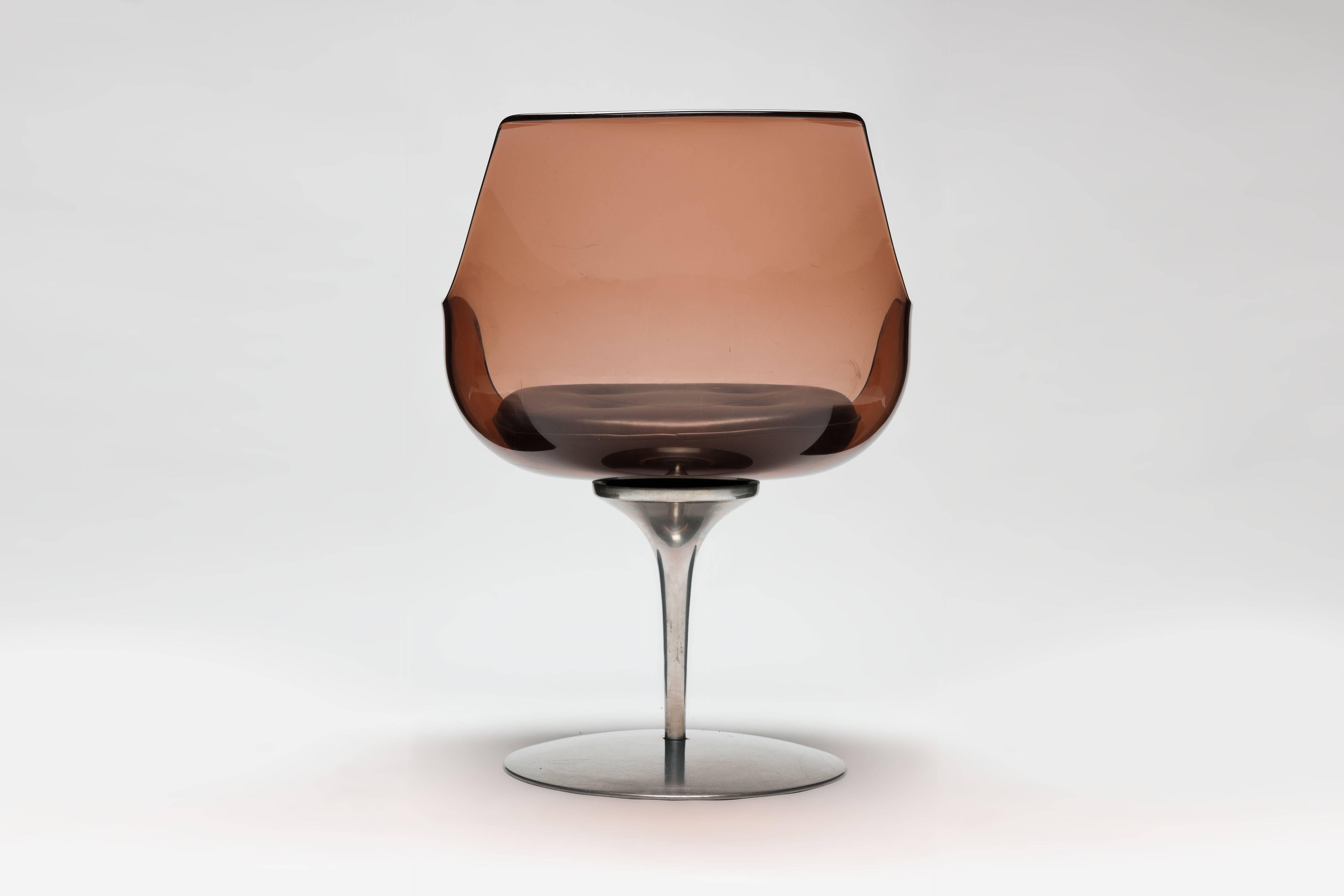 Mid-Century Modern Lucite 'Champagne' Chair by Estelle & Erwin Laverne