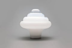 Lotus Tischlampe:: Modell LT305 von Carlo Nason für Mazzega:: Murano:: Italien
