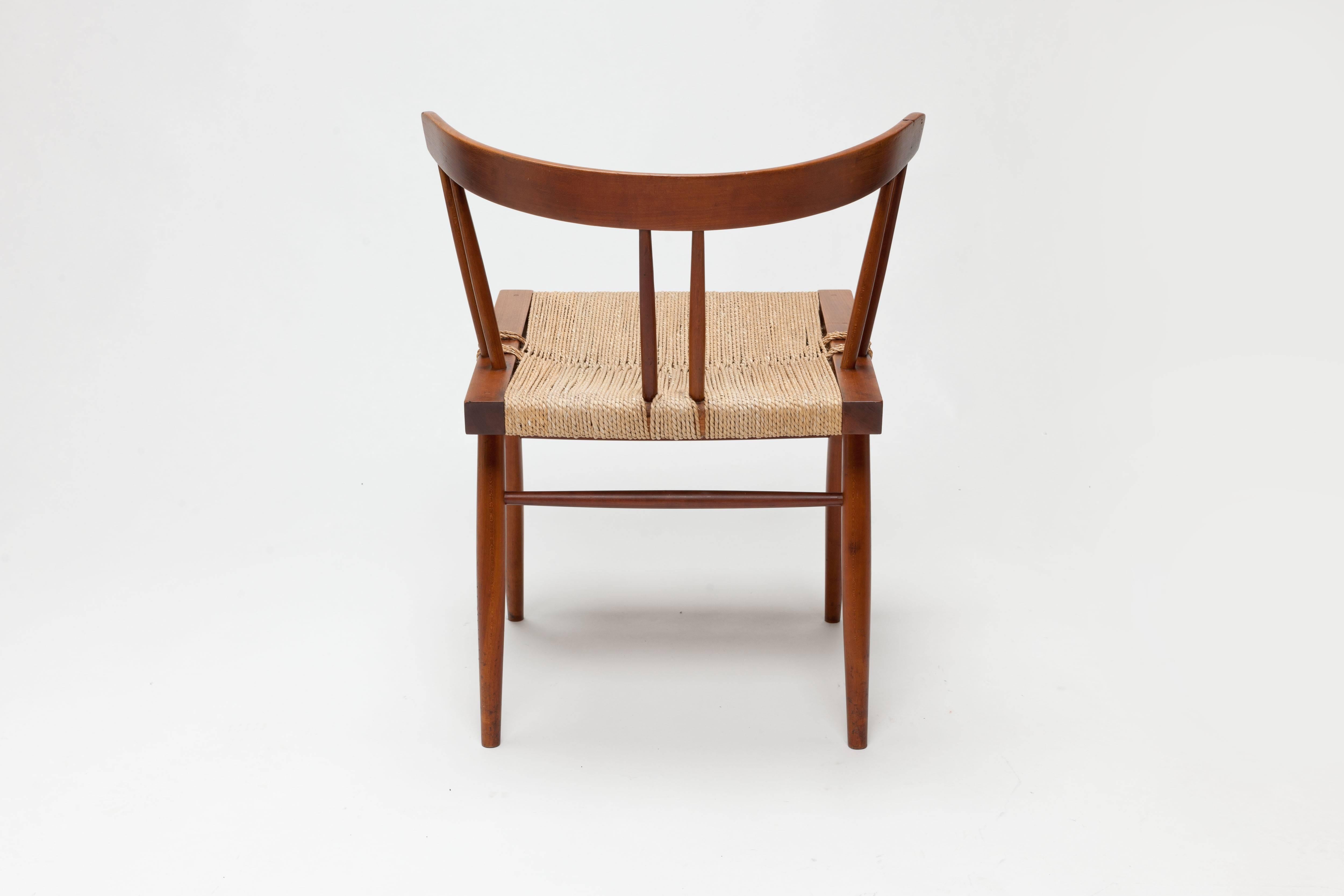 George Nakashima Sea Grass Chair In Good Condition In Utrecht, NL