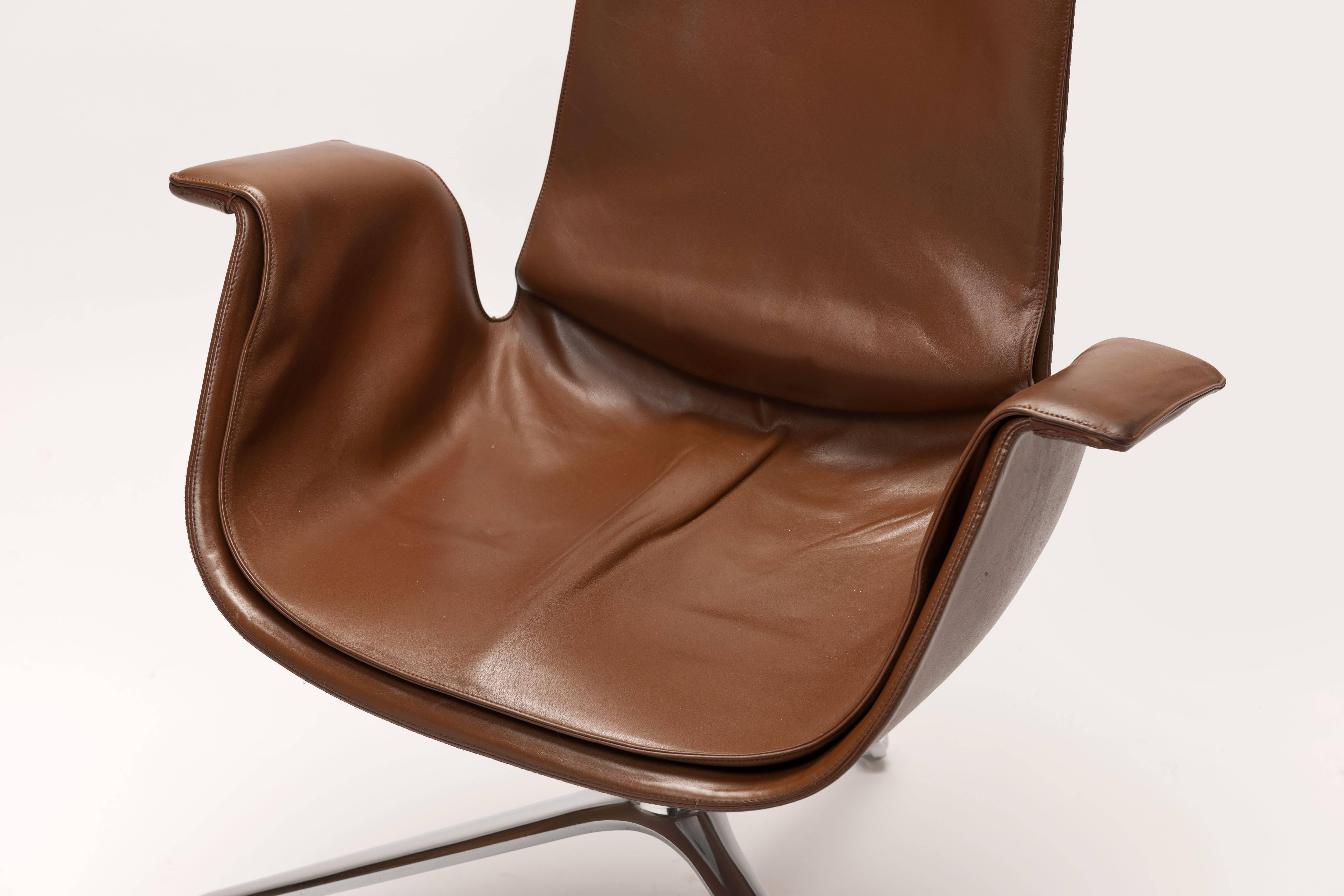 Swivel Desk Bird Chair by Preben Fabricius and Jorgen Kastholm for Alfred Kill 1