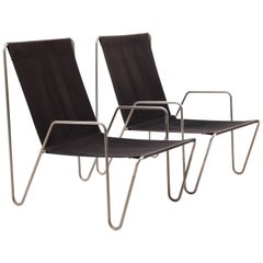 Pair of Bachelor Chairs by Verner Panton for Fritz Hansen, 50 Years Old