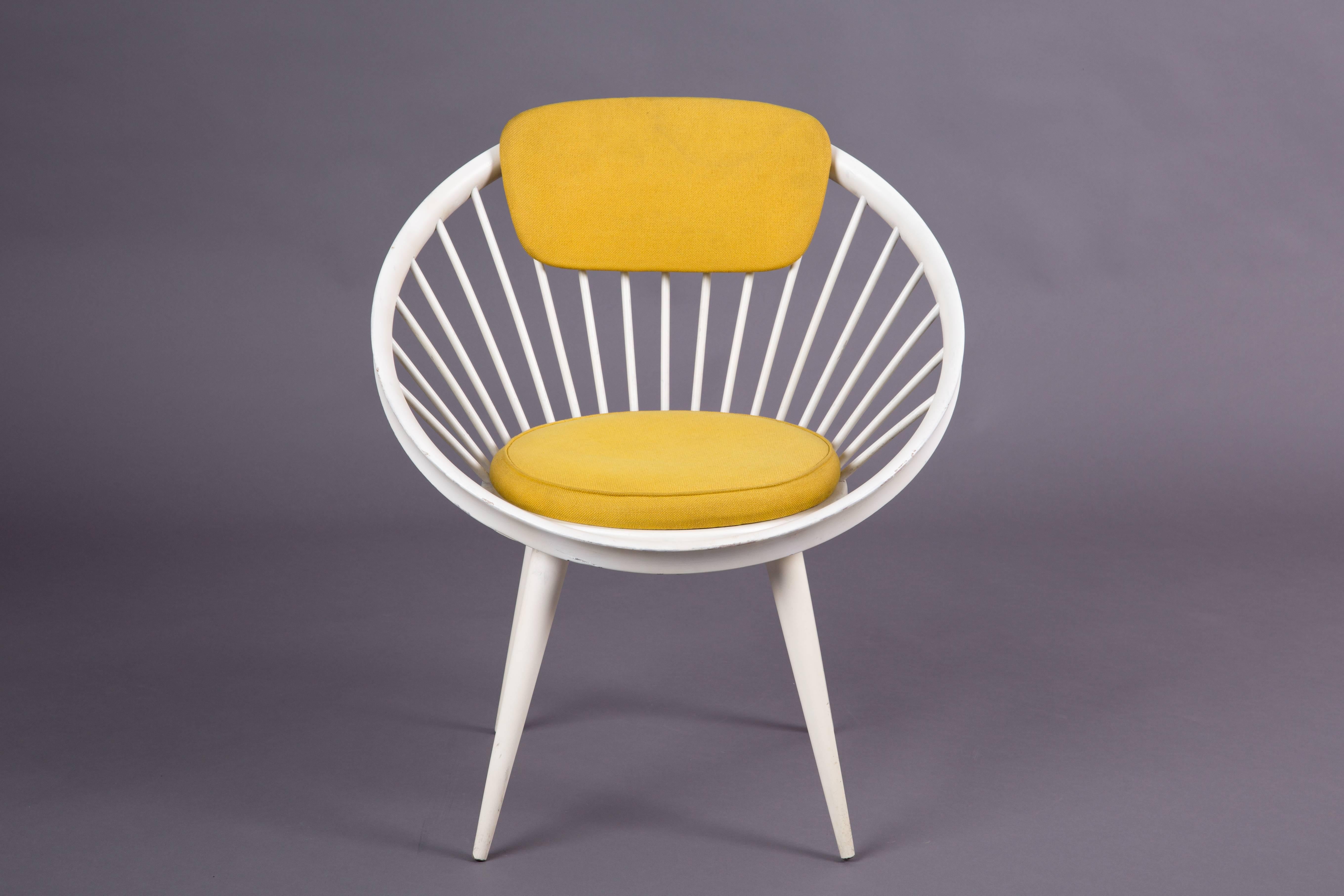Late 20th Century Circle Chair Designed by Yngve Ekström