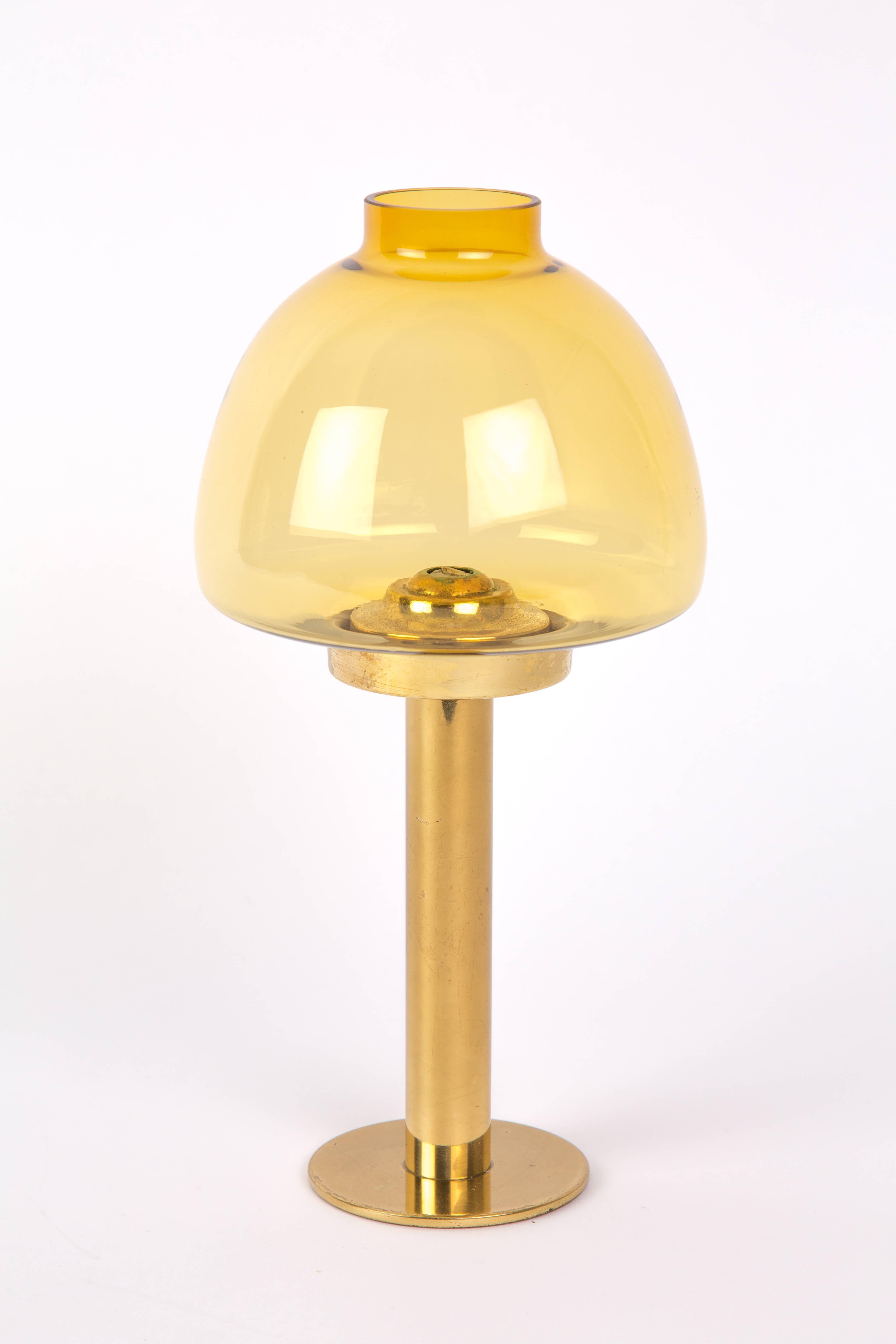 Swedish Hans Agne Jakobsson Brass Candleholder for Markaryd, Sweden For Sale
