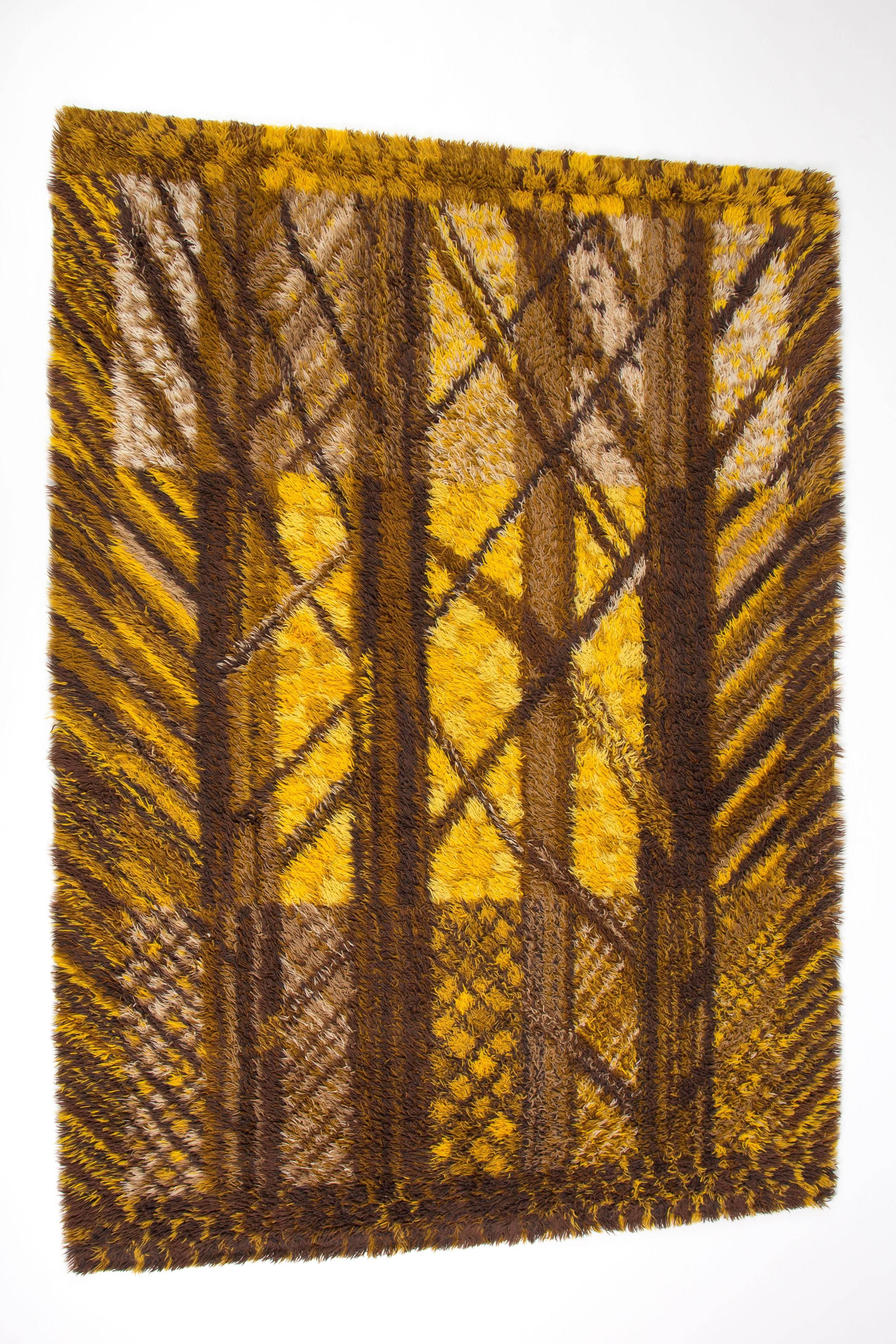 Swedish Marianne Richter Carpet Forest Of Wool Scandinavian