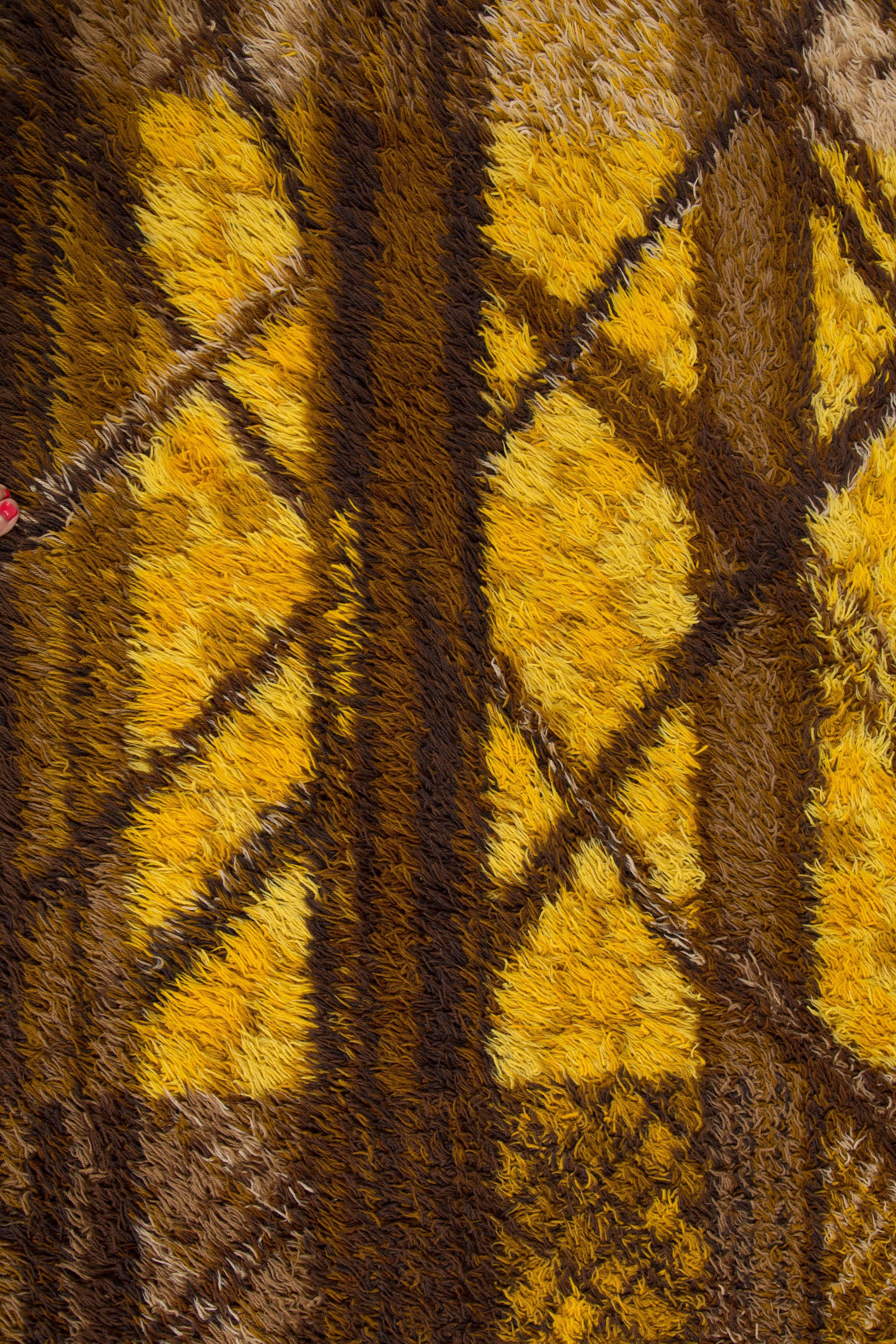 Mid-20th Century Marianne Richter Carpet Forest Of Wool Scandinavian