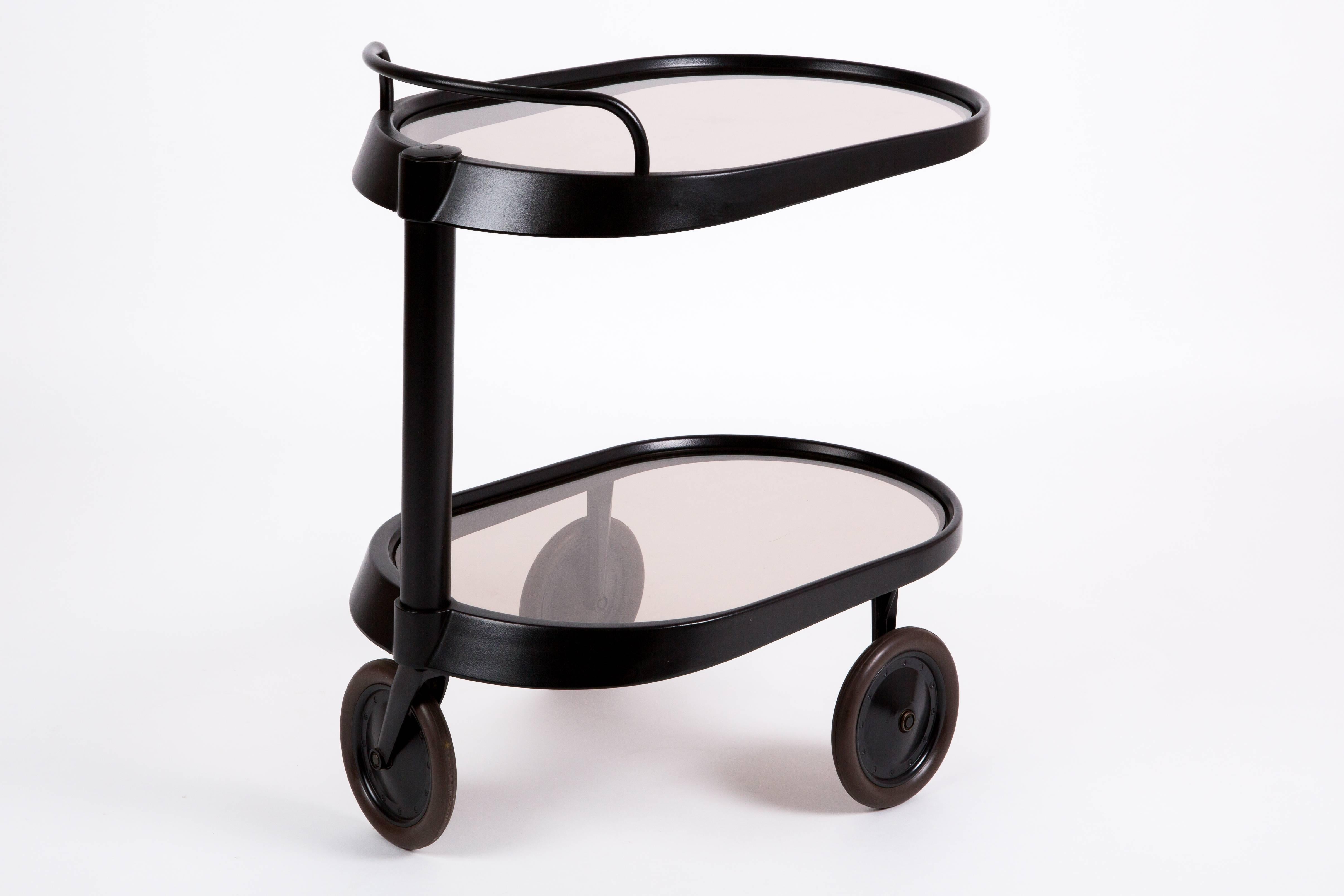 Teaserver,  bar cart , by Enzo Mari for Alessi In Excellent Condition In LA Arnhem, NL
