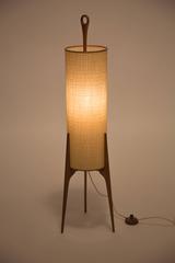 Danish Tripod of Wood and Transparent Woven Fiber
