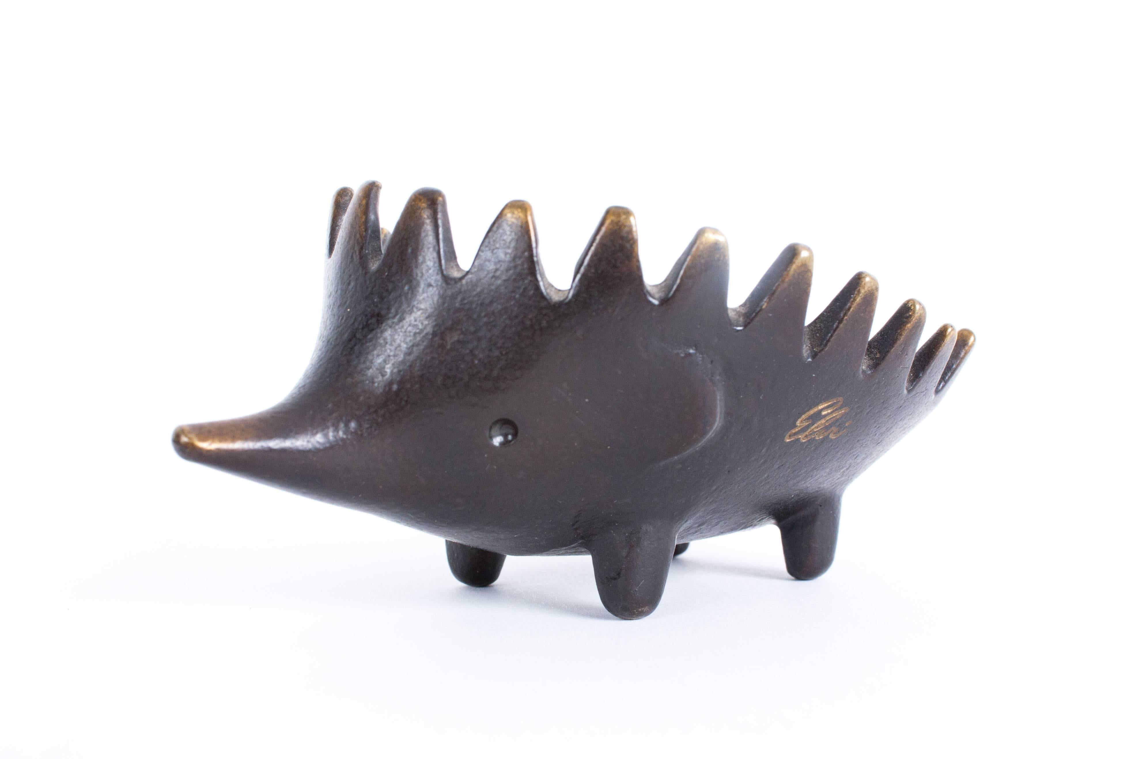 Hedgehog with Kids of Bronze, Designed by Walter Brasse for Balle 1