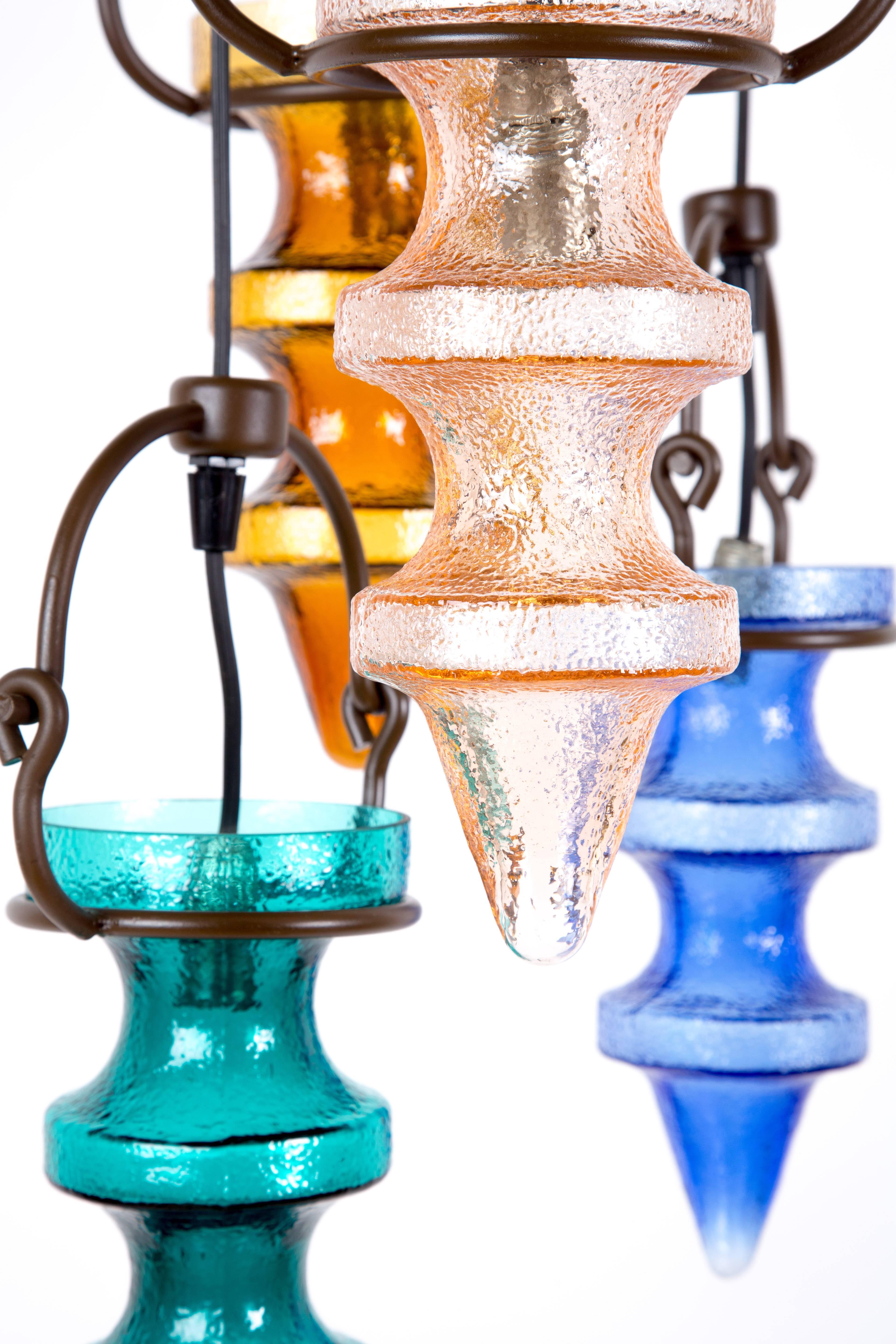 Mid-20th Century NANNY STILL Stalactites for Dutch RAAK, in seven different colors, top condition