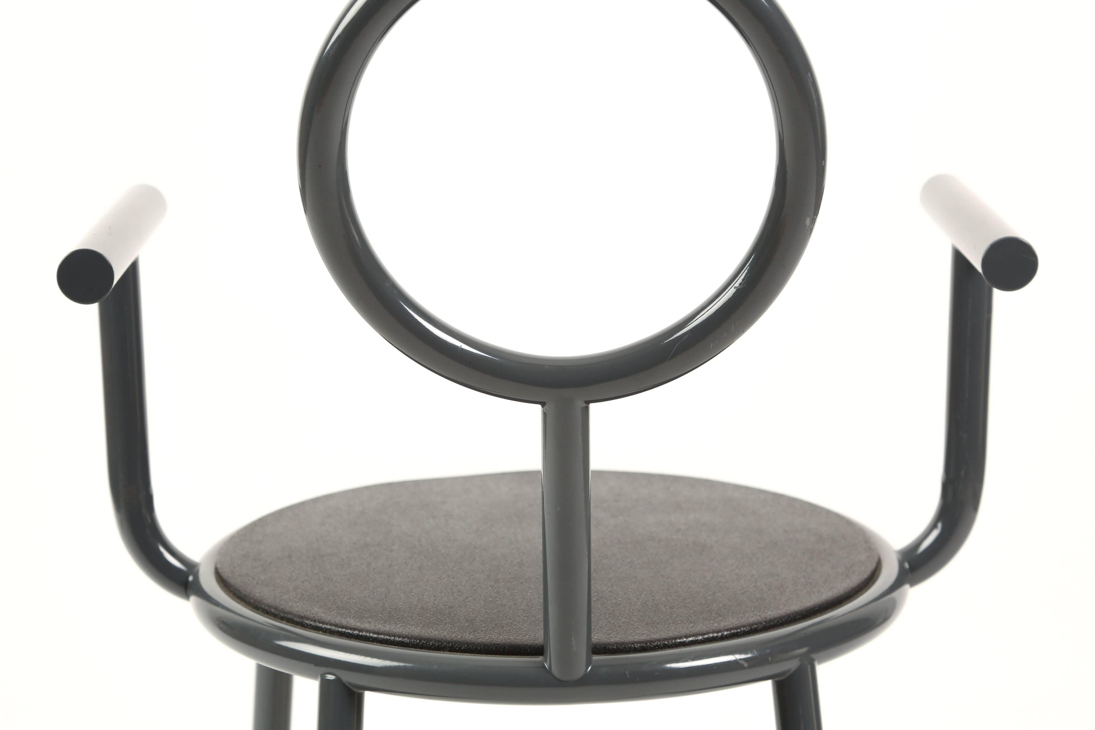 Metal STELLINE MEMPHIS CHAIR designed by Alessandro Mendini for Elam, Italy