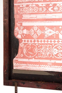 Paapje Screen print Frame as Room divider or Transparent Art Painting