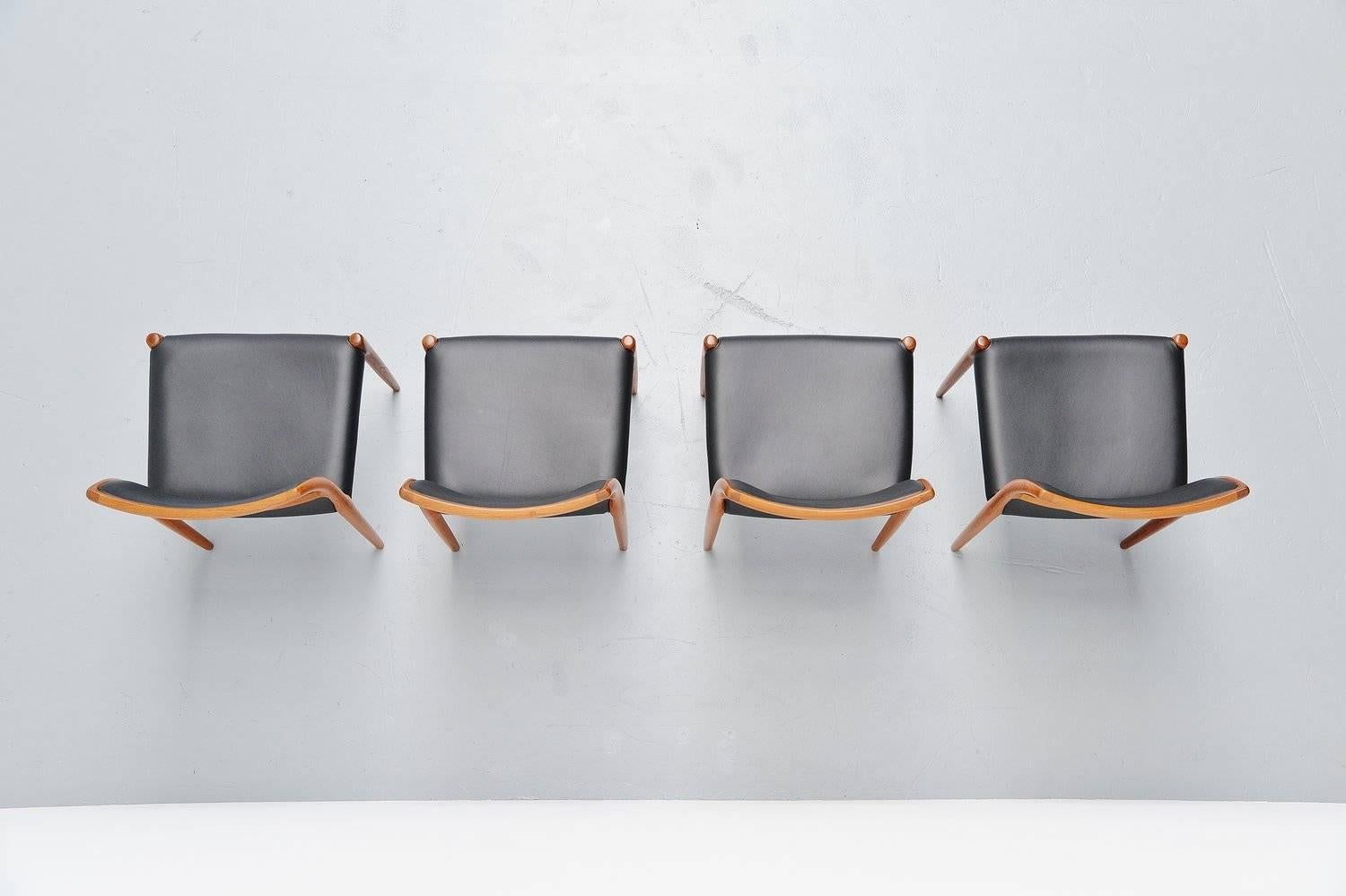 Niels Møller Model 80 Dining Chairs, 1968 In Excellent Condition In Roosendaal, Noord Brabant