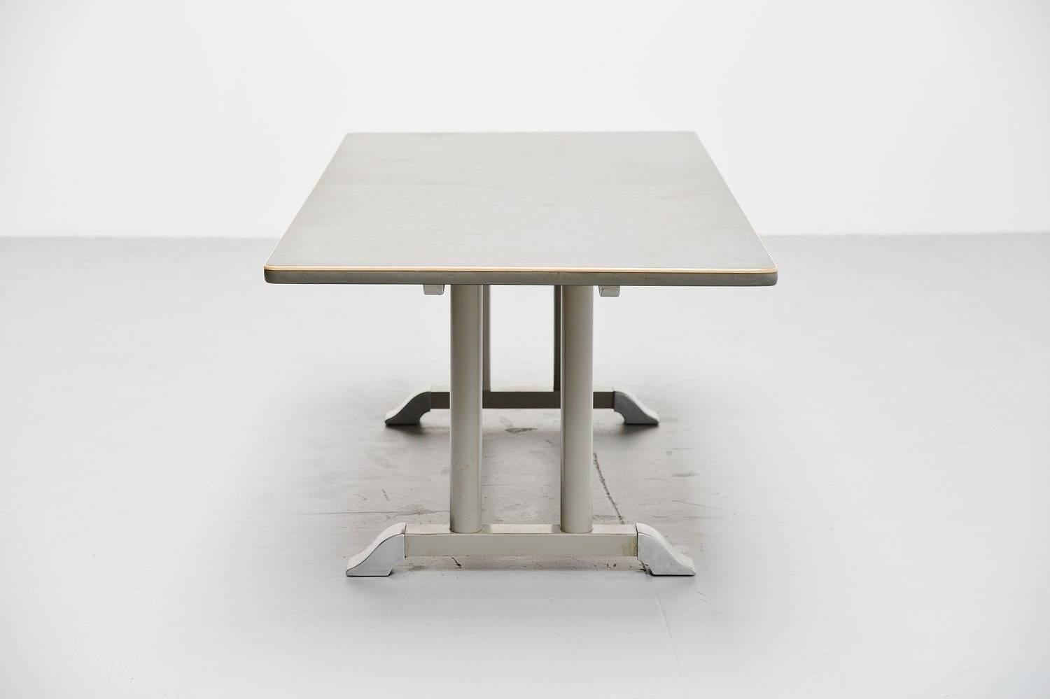 Dutch Chris Hoffmann Gispen Industrial Table, Holland, 1949