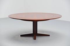 Dyrlund Extendable Rosewood Dining Table, Denmark, 1962