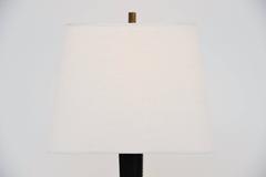 Jacques Adnet Style Leather Table Lamp, France, 1960