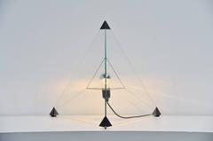 Tetrahedron-Tischlampe von Frans van Nieuwenborg Indoor, 1979