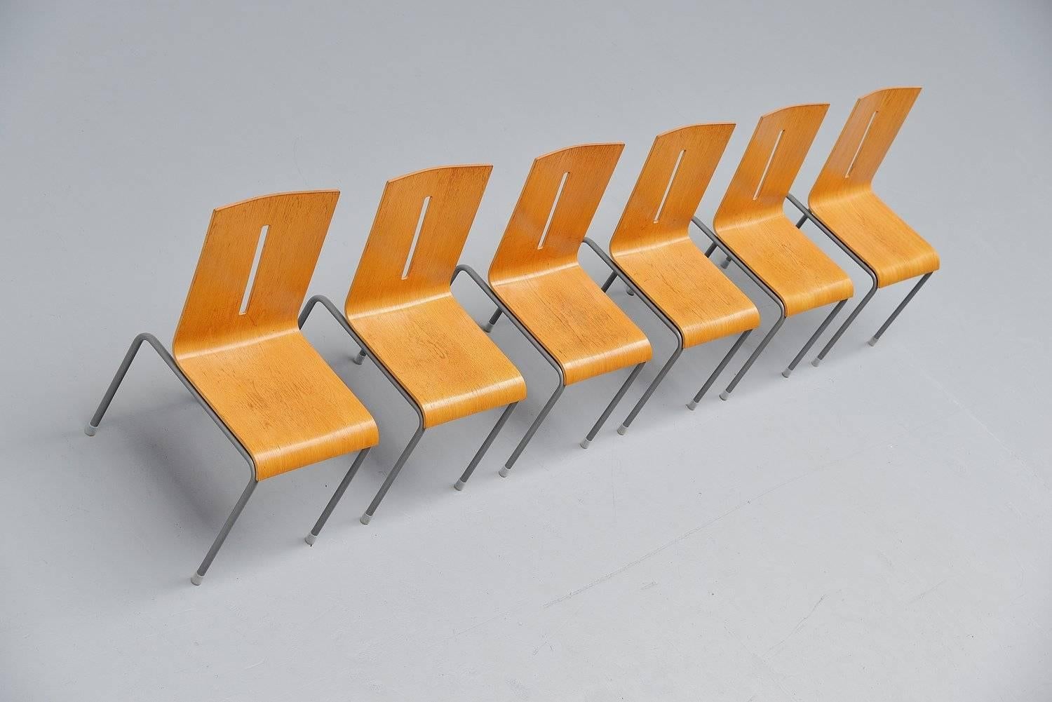 Lacquered Richard Hutten Hopper Chairs, Holland, 1998