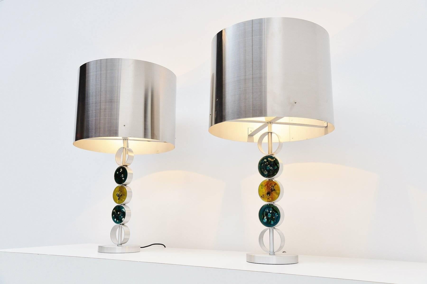 Late 20th Century RAAK Table Lamps Monumental Sized Holland, 1972 For Sale
